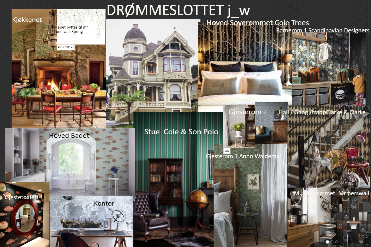 Drømmehuset moodboard