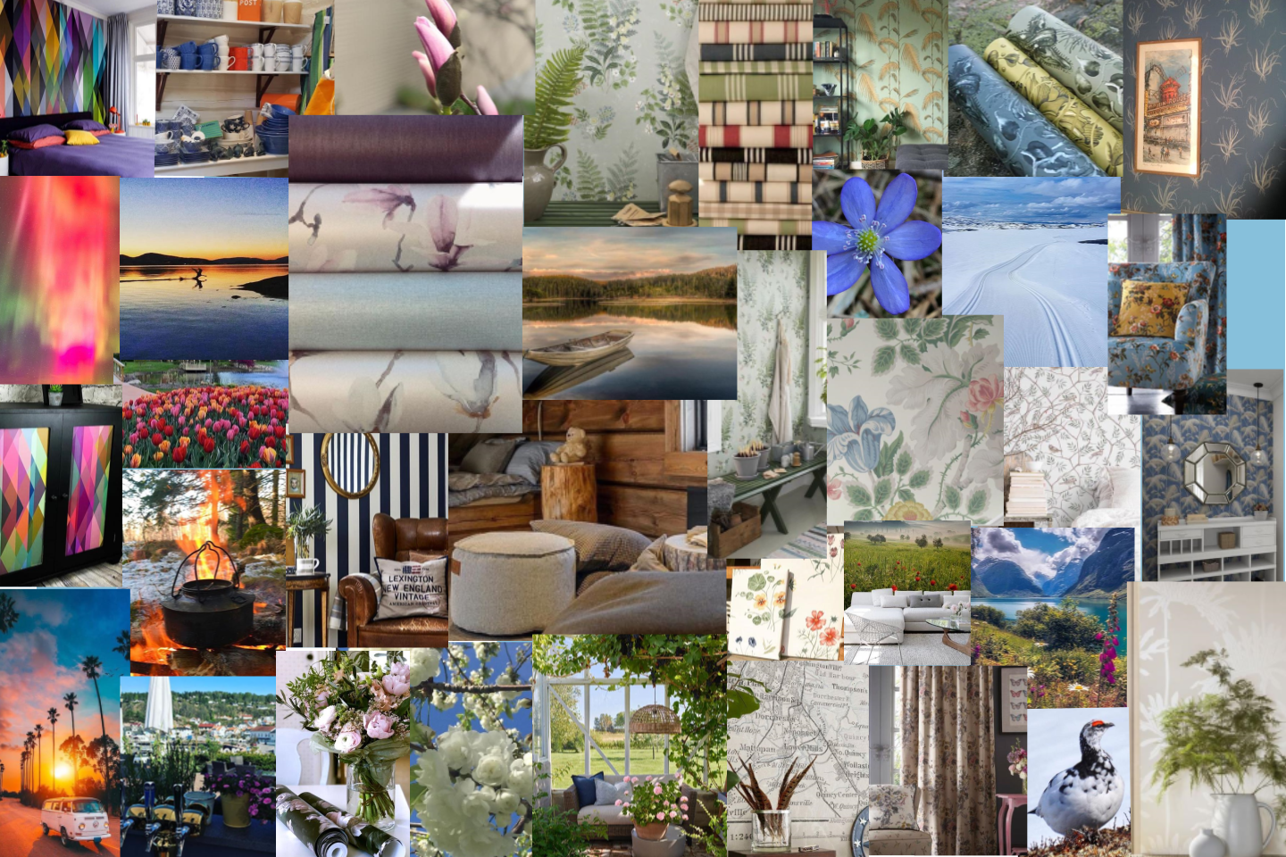 Natur moodboard
