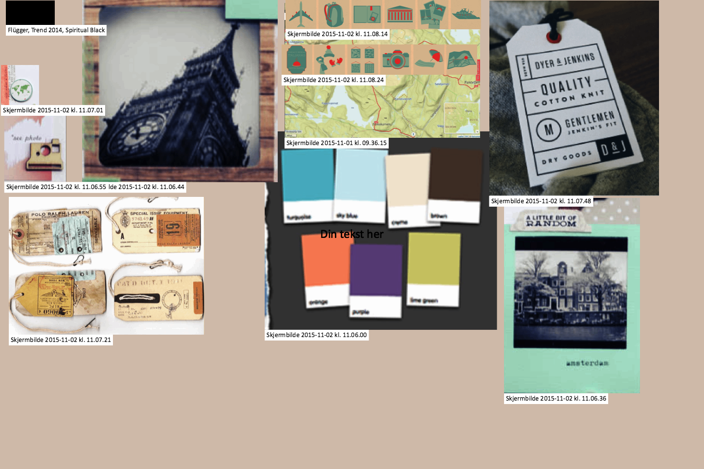 Test moodboard