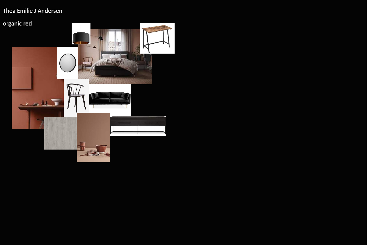 organic red nr.1 moodboard