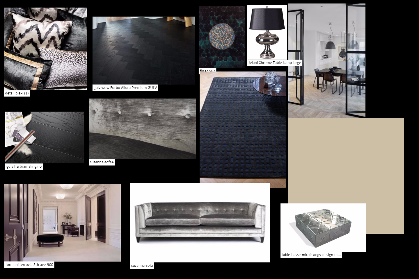 stue moodboard