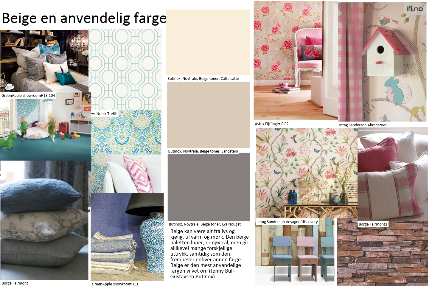 Moodboard beige