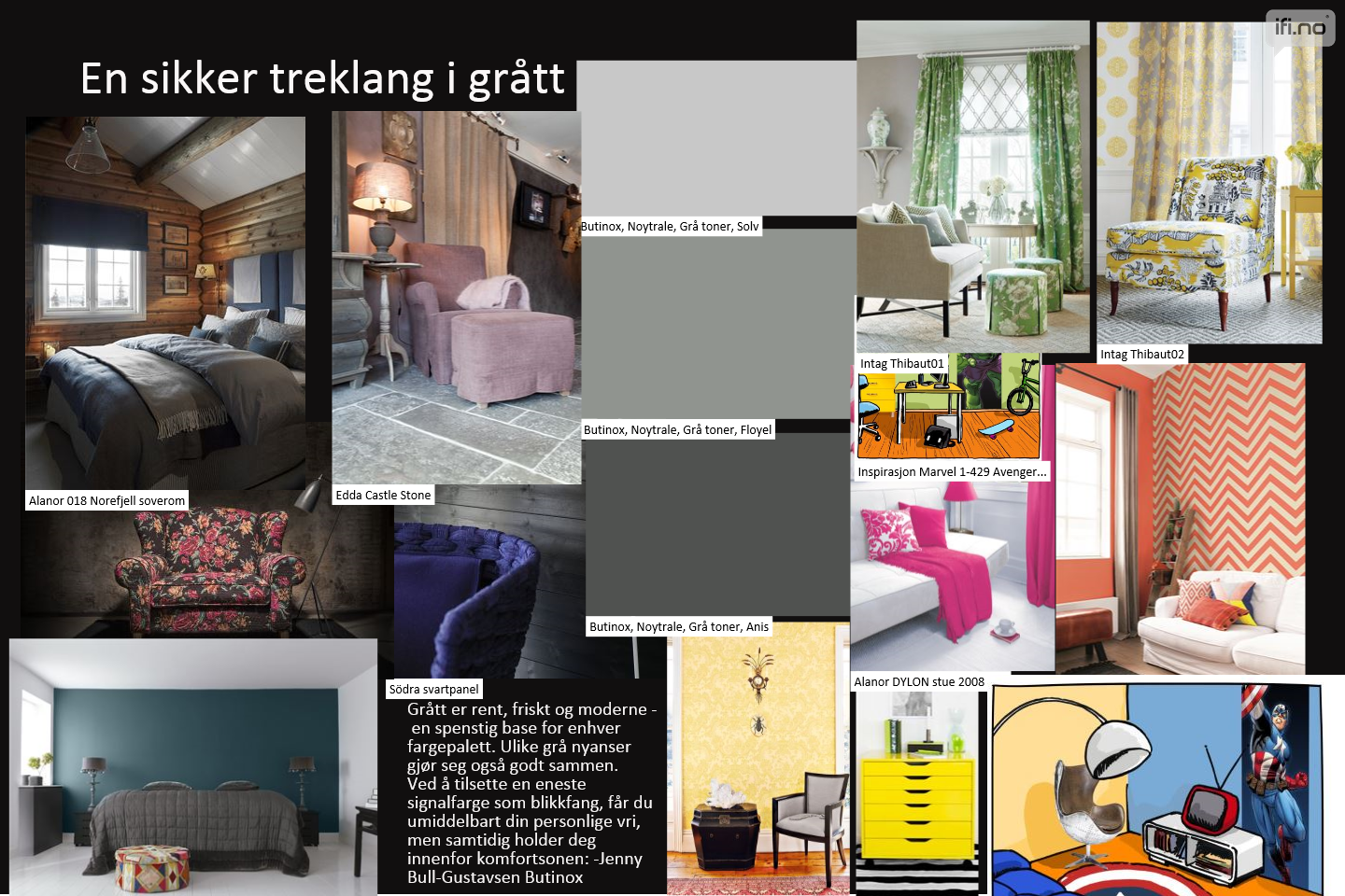Moodboard grått