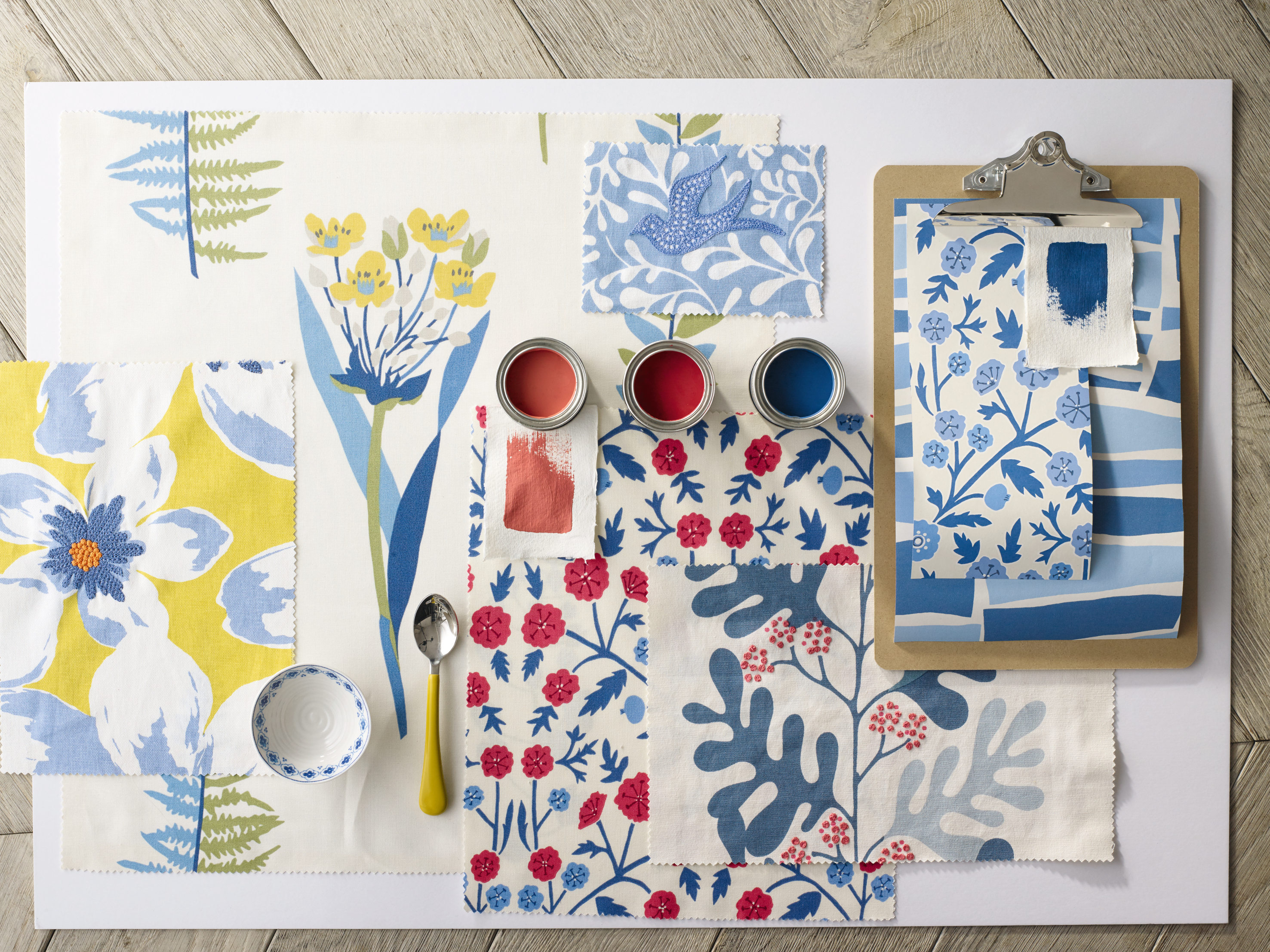 Slik matcher du maling og tapet