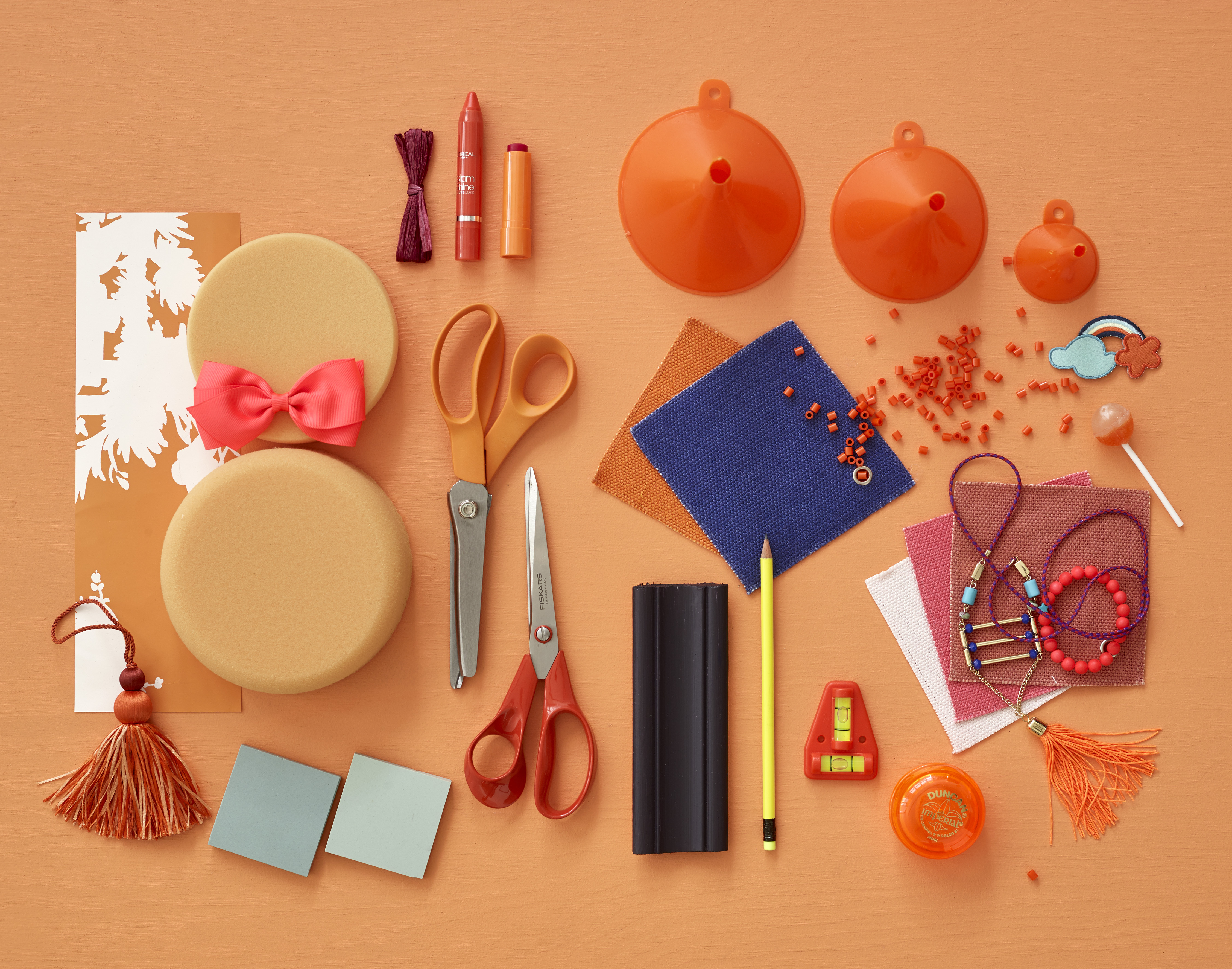 Moodboard til Klar orange.