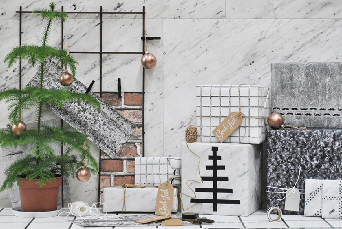 Juleverksted med fototapet