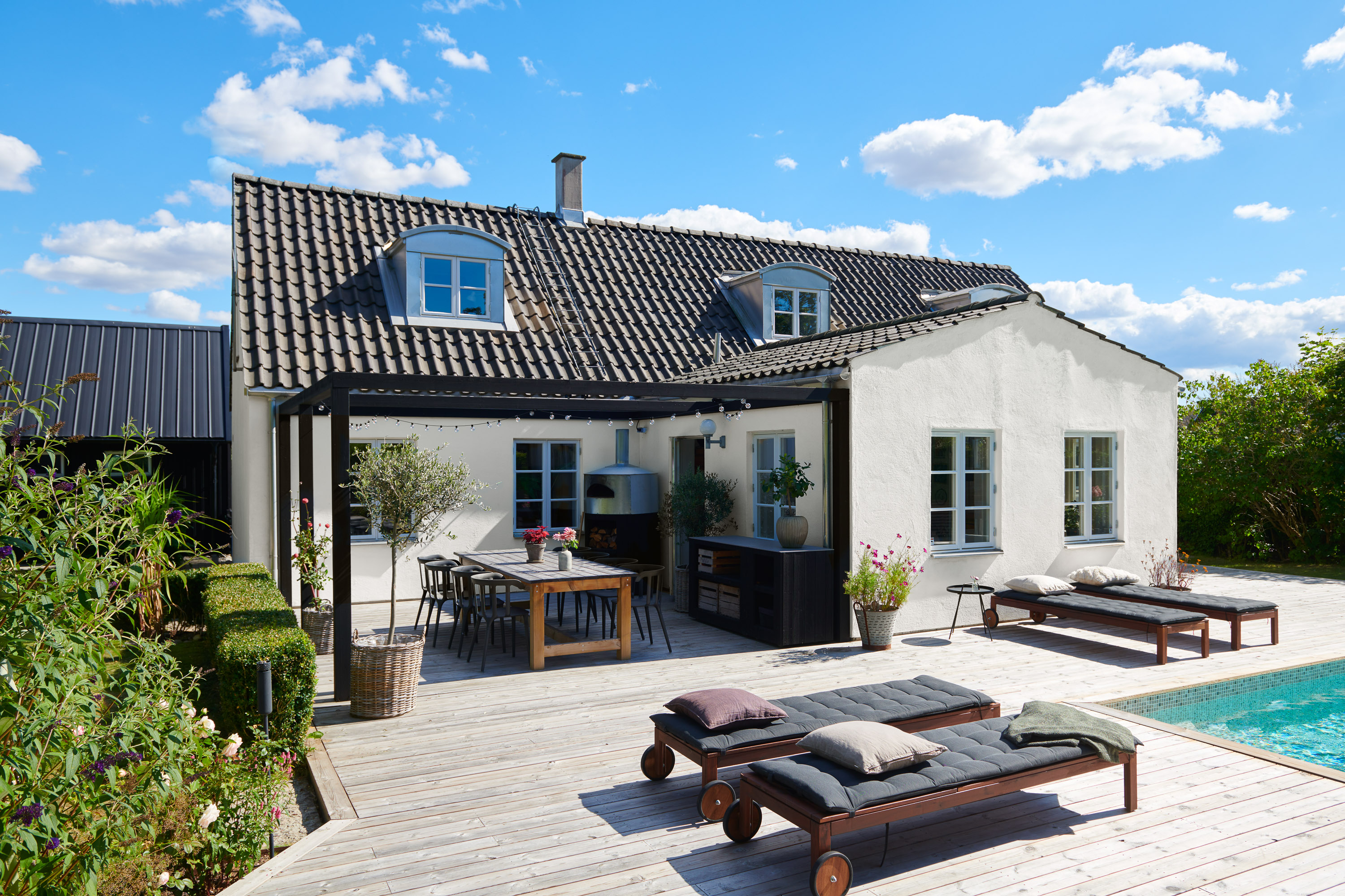 Sett farge på murhuset