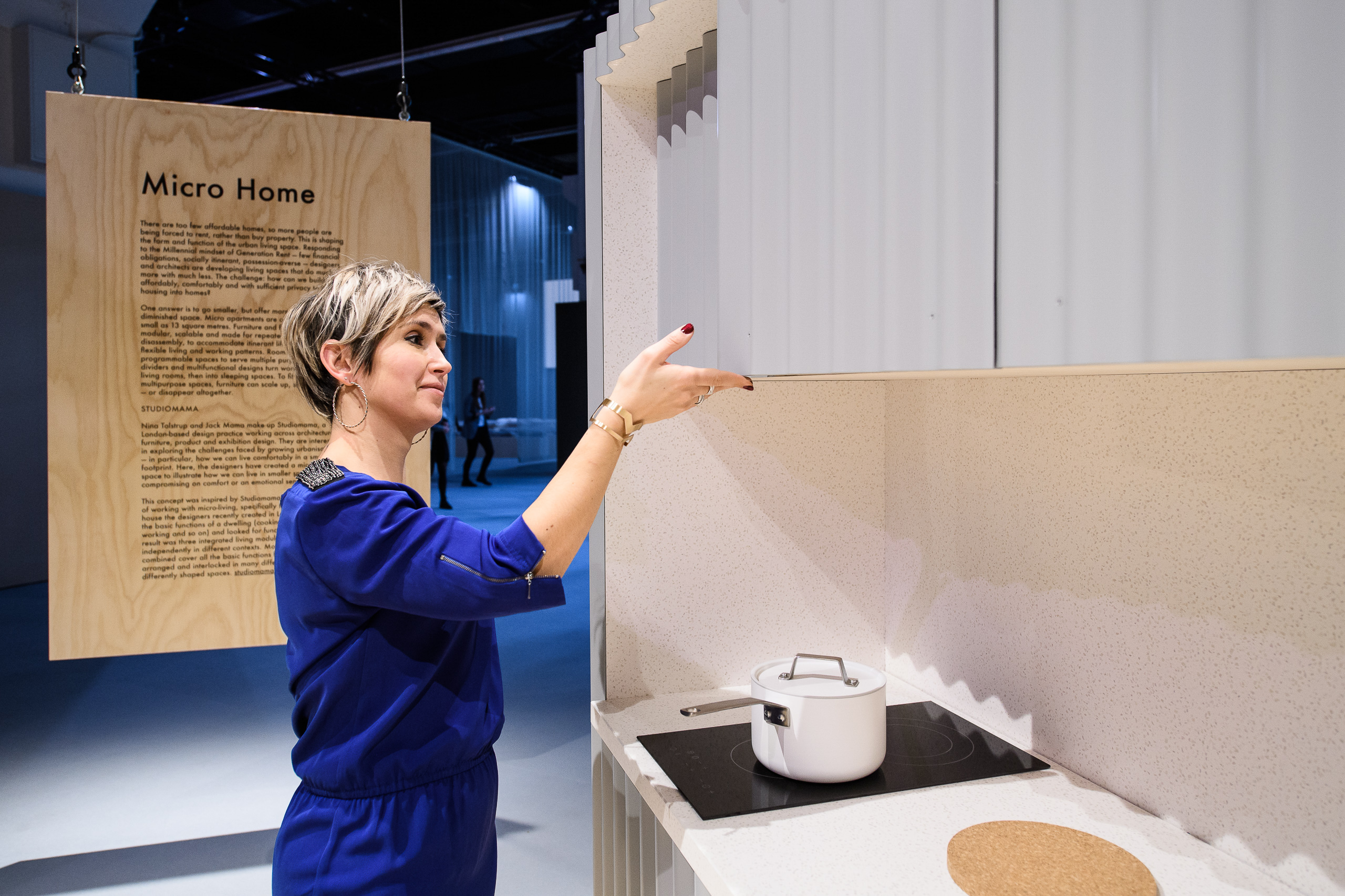 Myke former på kjøkkenet