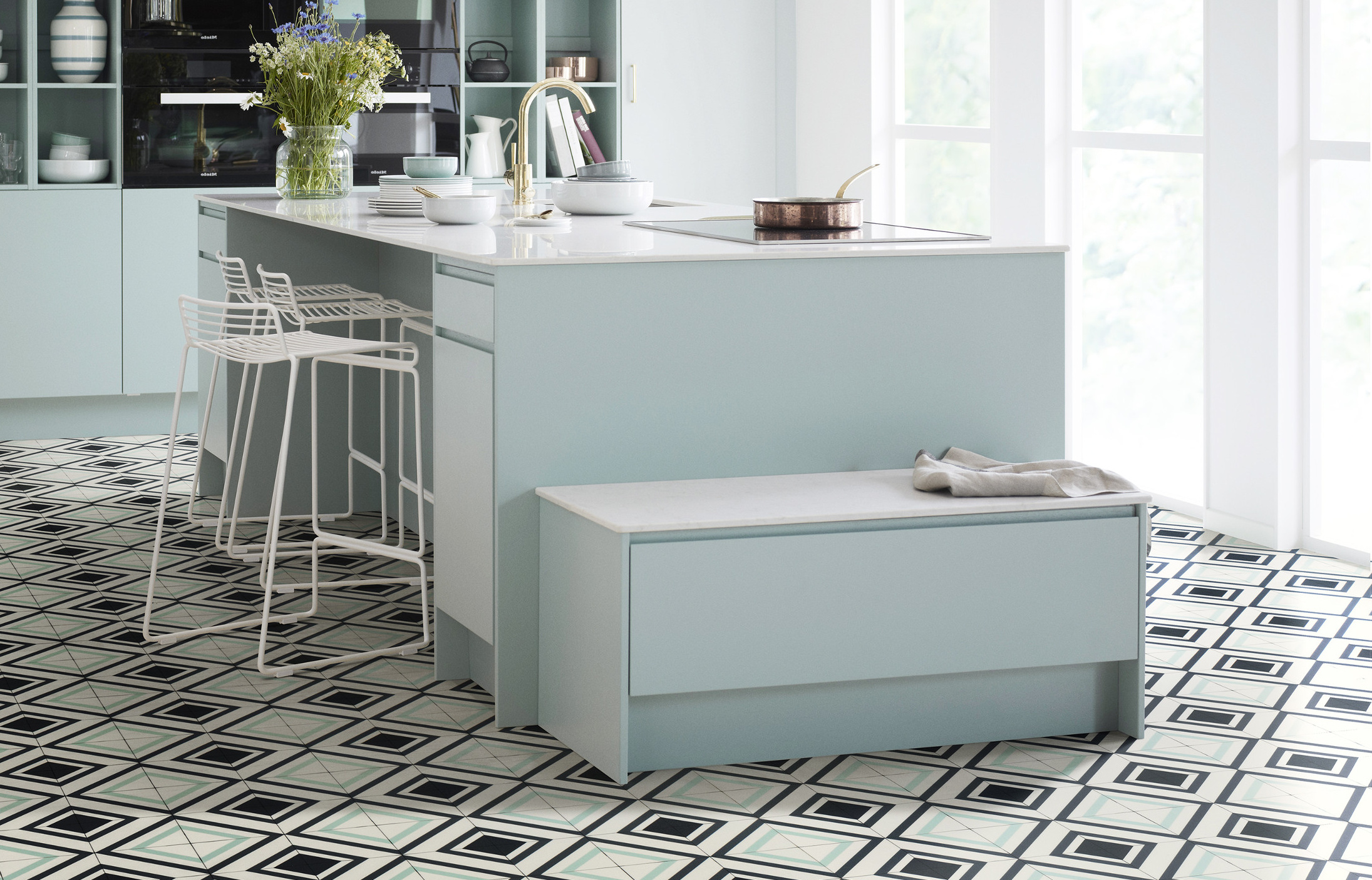 Nå skal det være mønster – også på gulvet