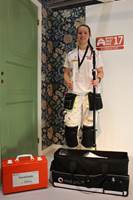 <b>VINNER</b>: Heidi Domaas fra Ålesund vant klassen for malerlærlinger. 