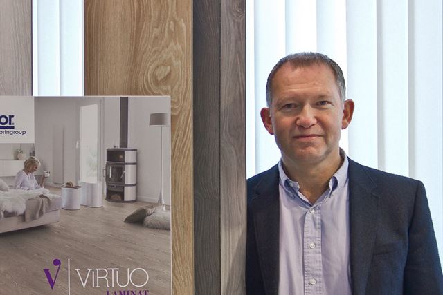 Daglig leder i Gerflor, Tore Pedersen, har stor tro på serien Virtuo.