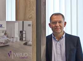 Daglig leder i Gerflor, Tore Pedersen, har stor tro på serien Virtuo.