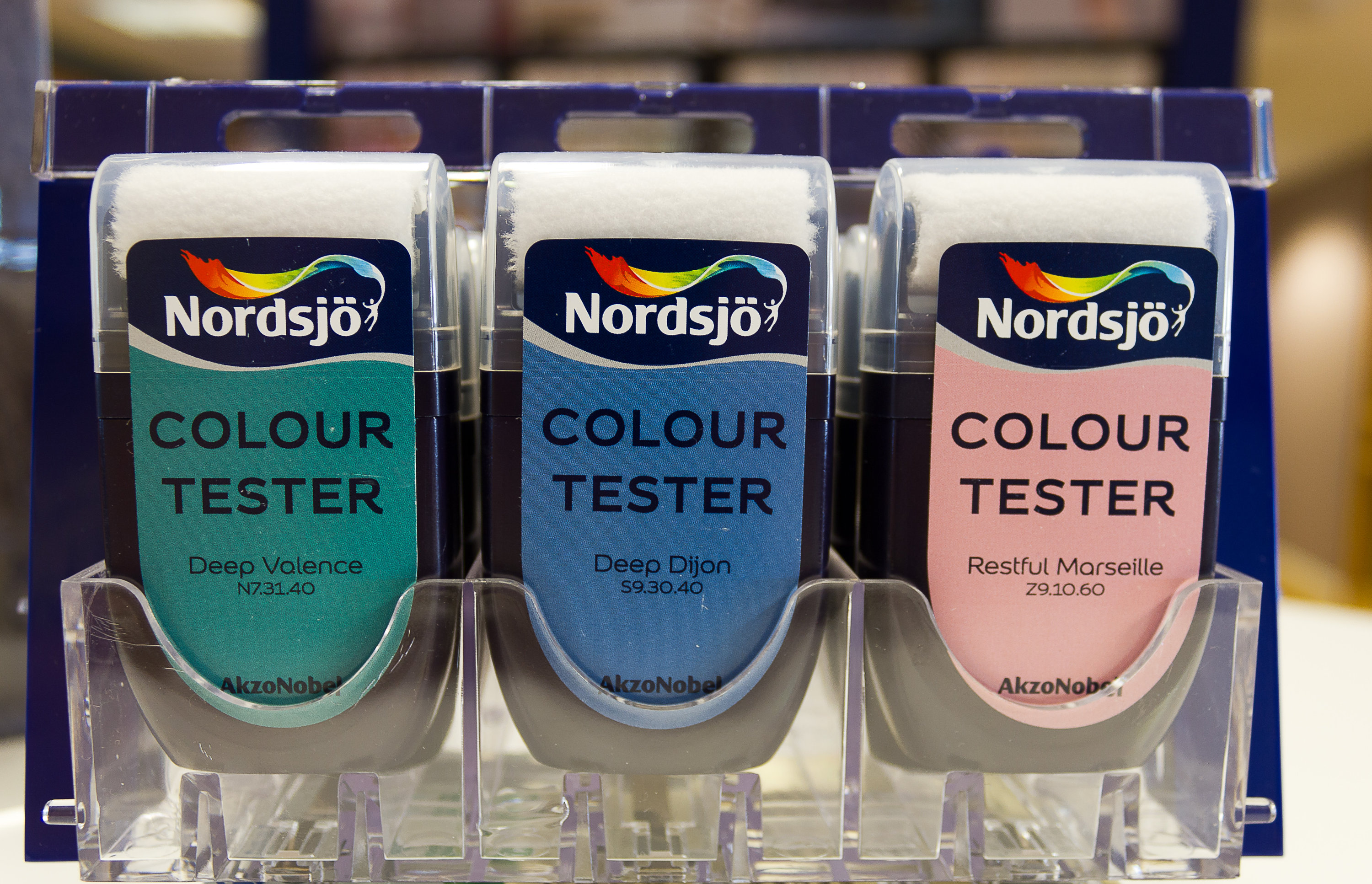 Fargetester for oppstrøksprøve