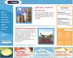 For kort tid siden lanserte Nordsjö nye nettsider. De nye sidene har fått mer funksjonalitet enn de forrige.