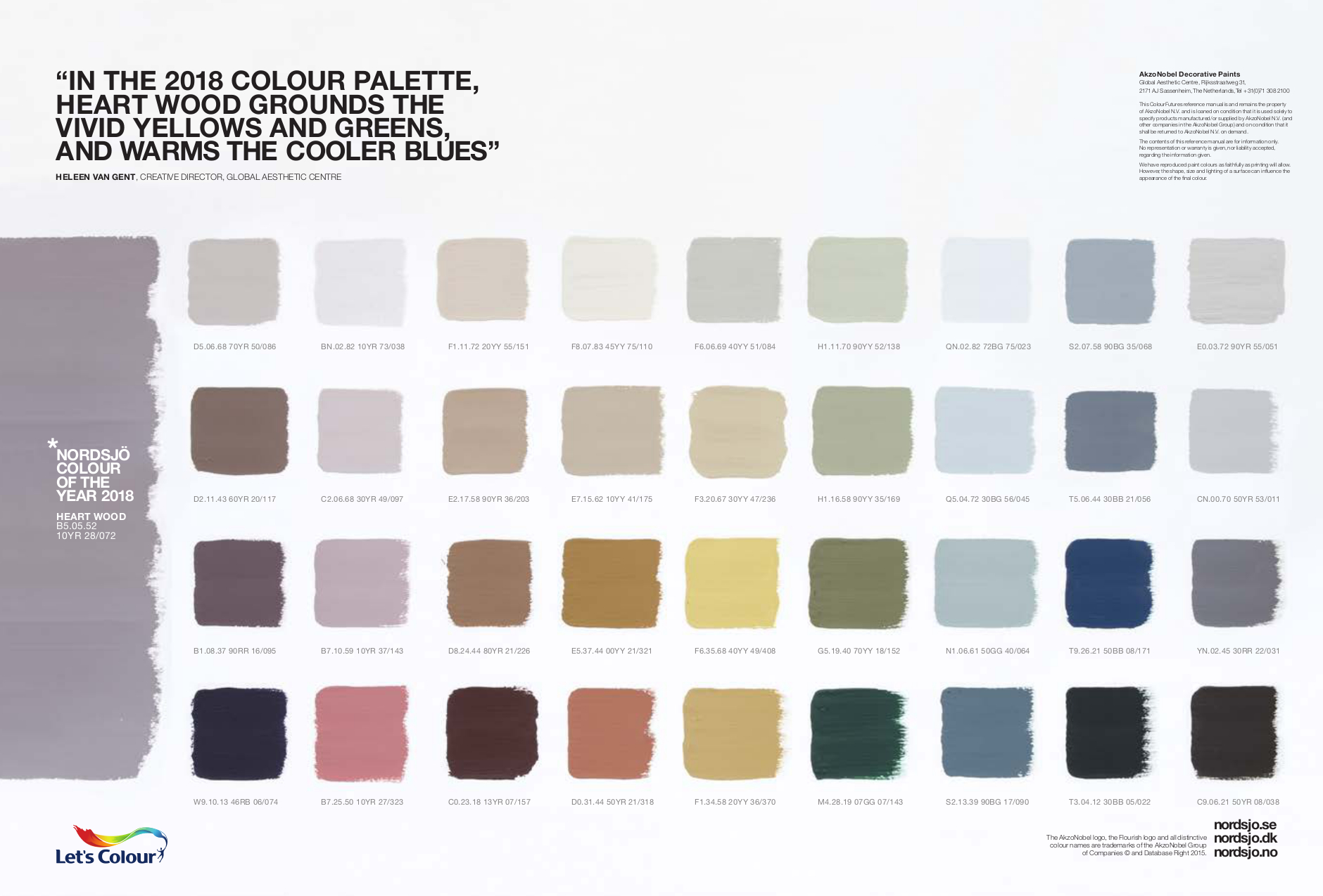 Fargepalett Nordsjö