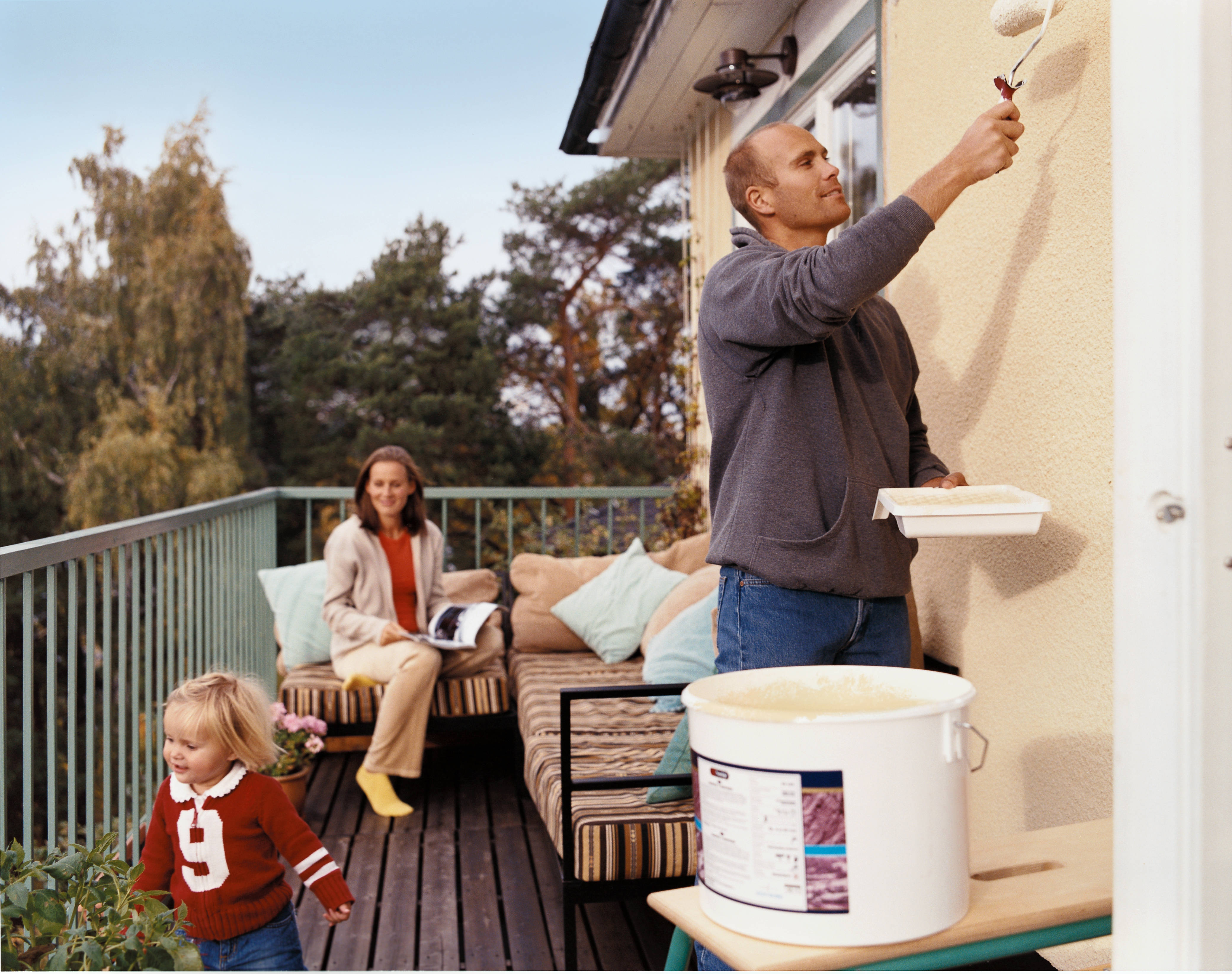 Ifølge Prognosesenterets tall er det barnefamiliene som i størst grad har planer om utvendige arbeider. 