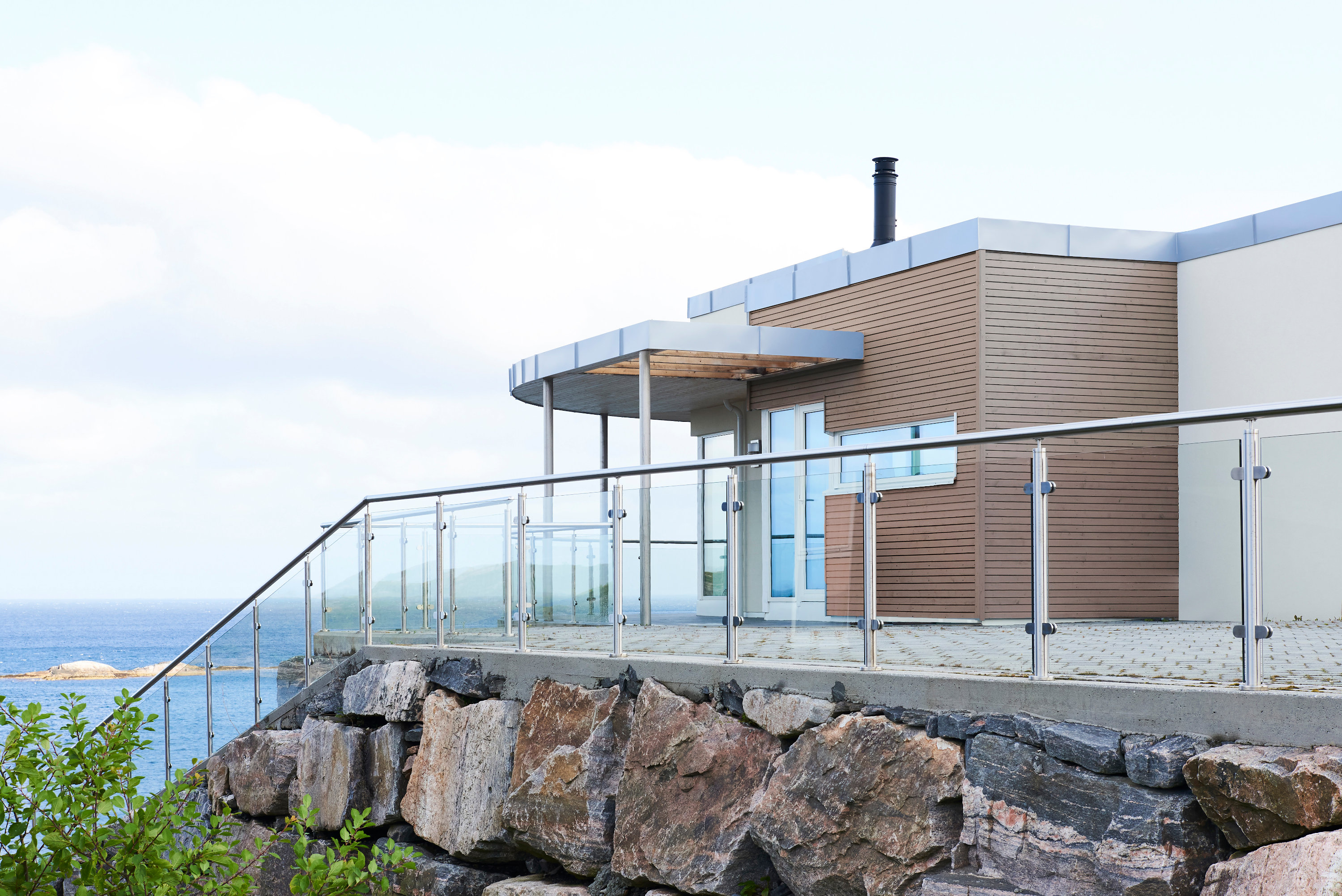 Nymalt med silkematt glans for fasaden