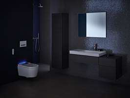 TRENGER STRØM: Tenk så praktisk med ledelys til toalettet om natten! Eller hva med et dusjtoalett? Med nok el-punkter på badet er det mulig. Her er montert Aqua Clean Sela fra Geberit.