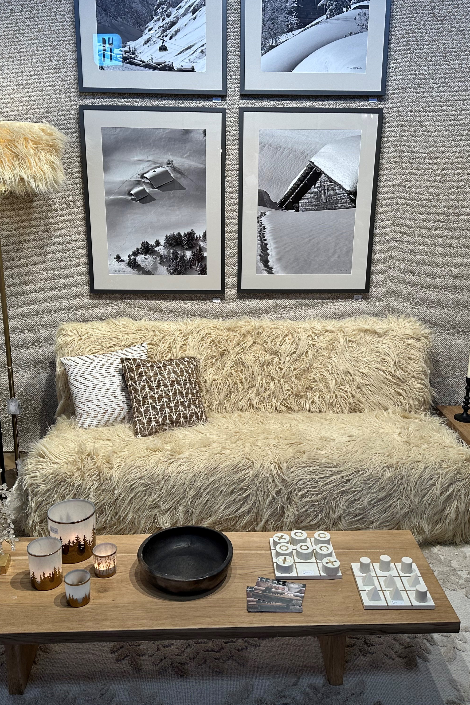 lyst loddent sofa lampe