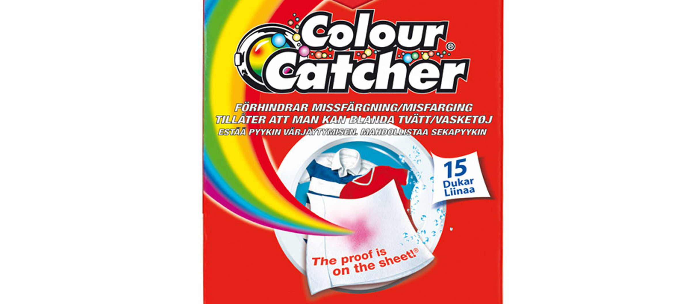 Rødt og hvitt i samme vaskemaskin!