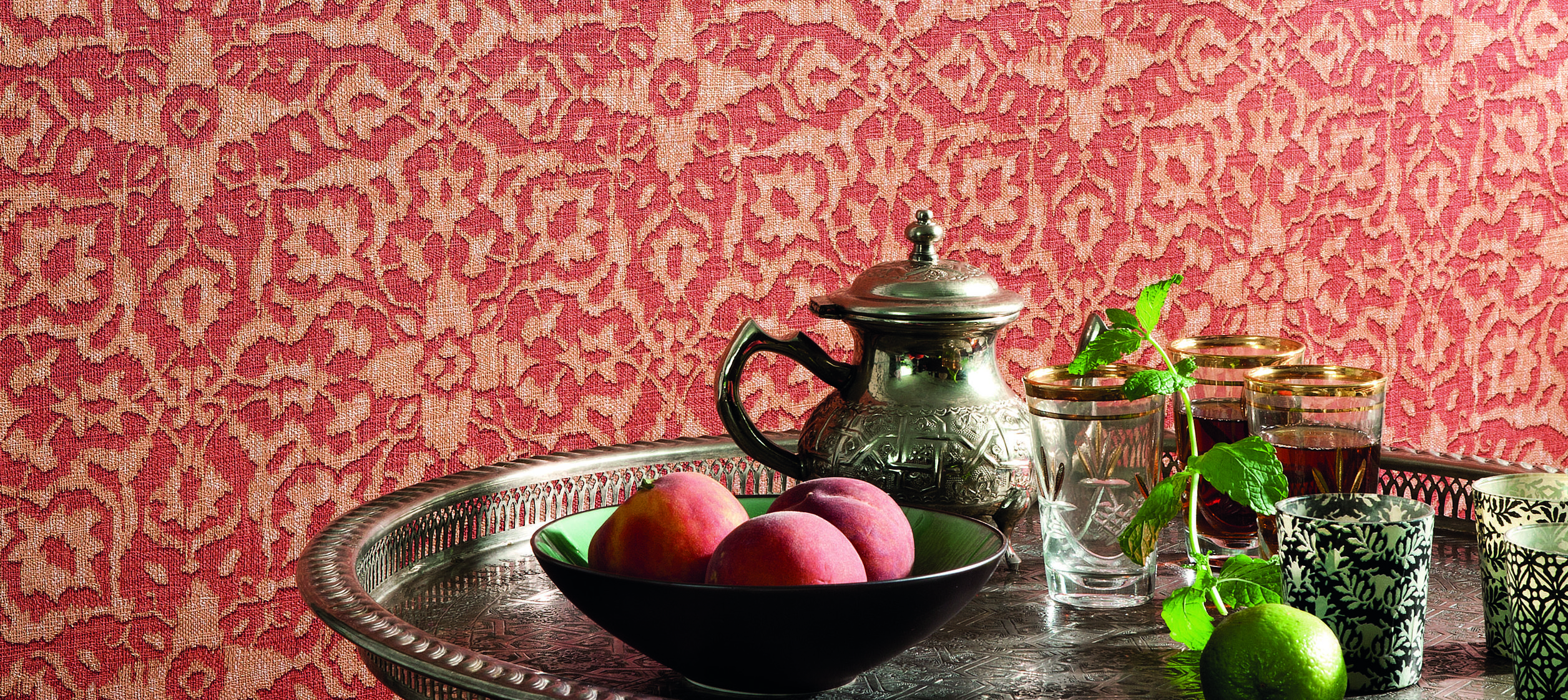 Tapeter med Østens mystikk