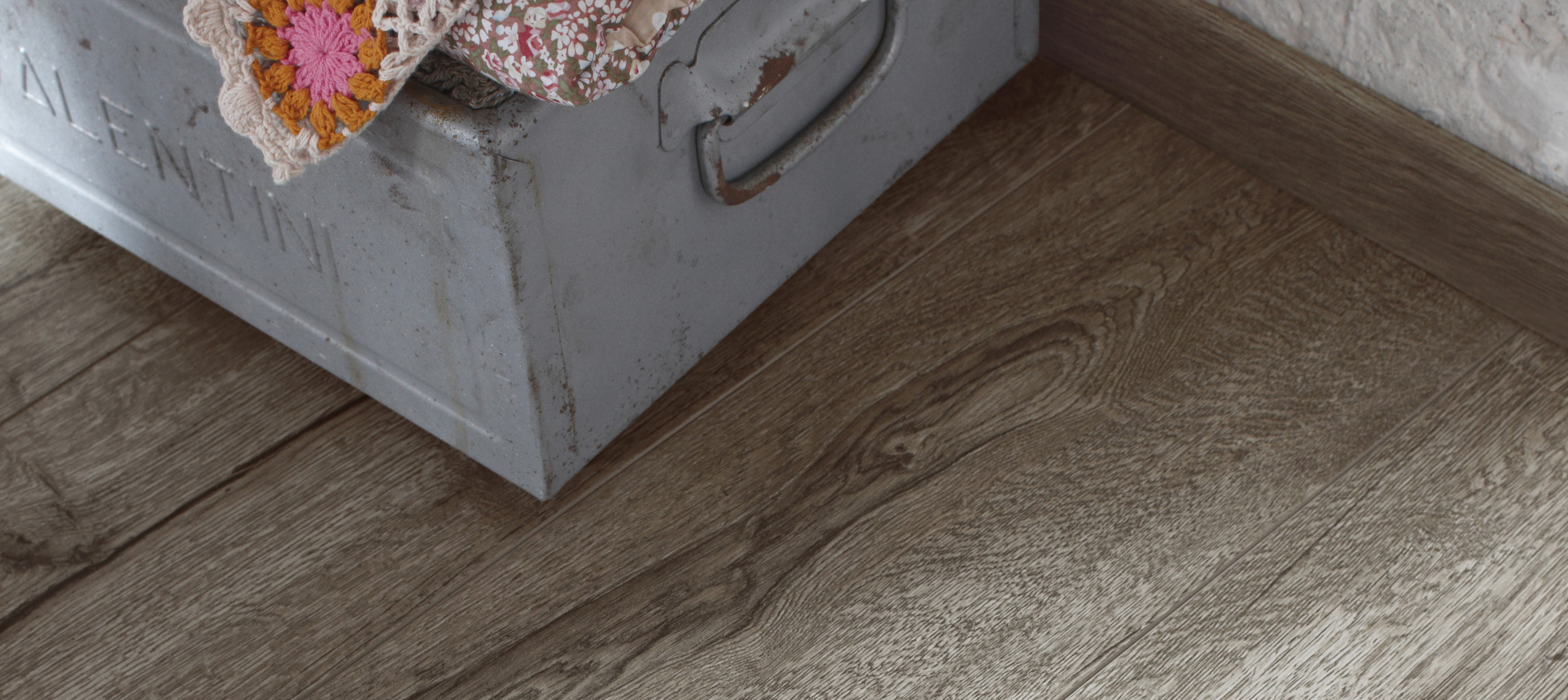 Laminatgulv med vintage look