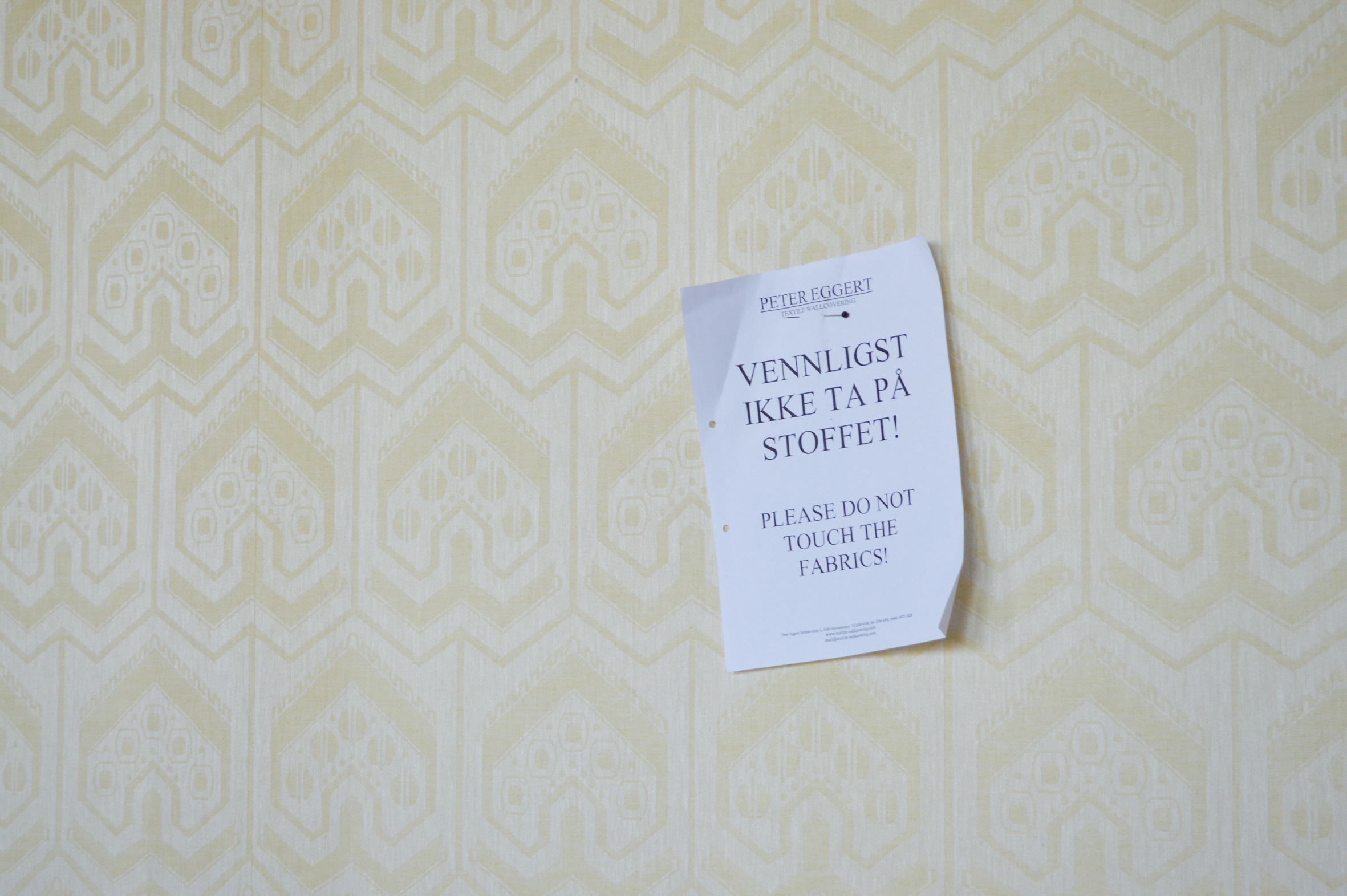 Spesialbestilt tapet