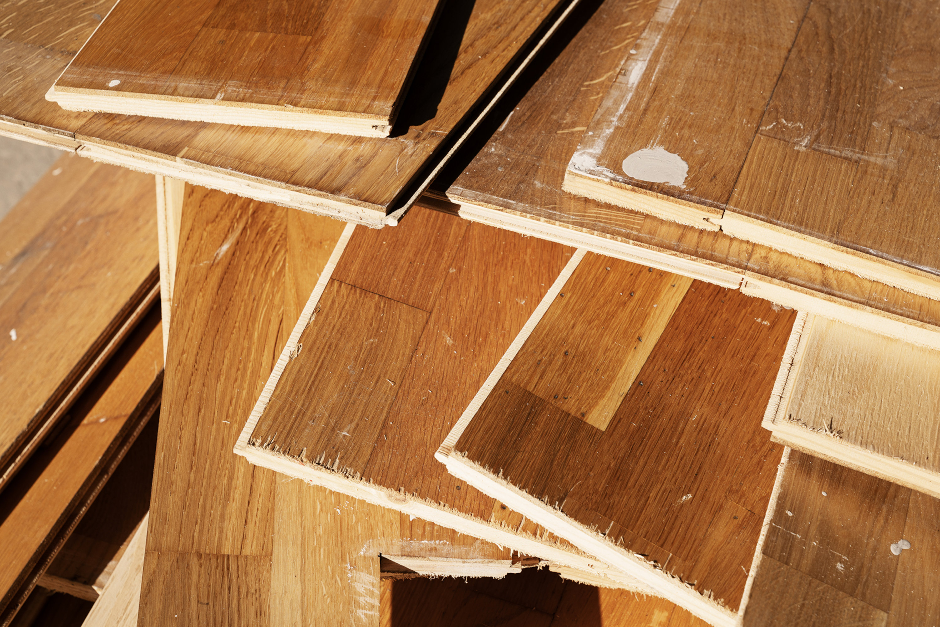 Skadet parkett kan gjenvinnes til nye gulv