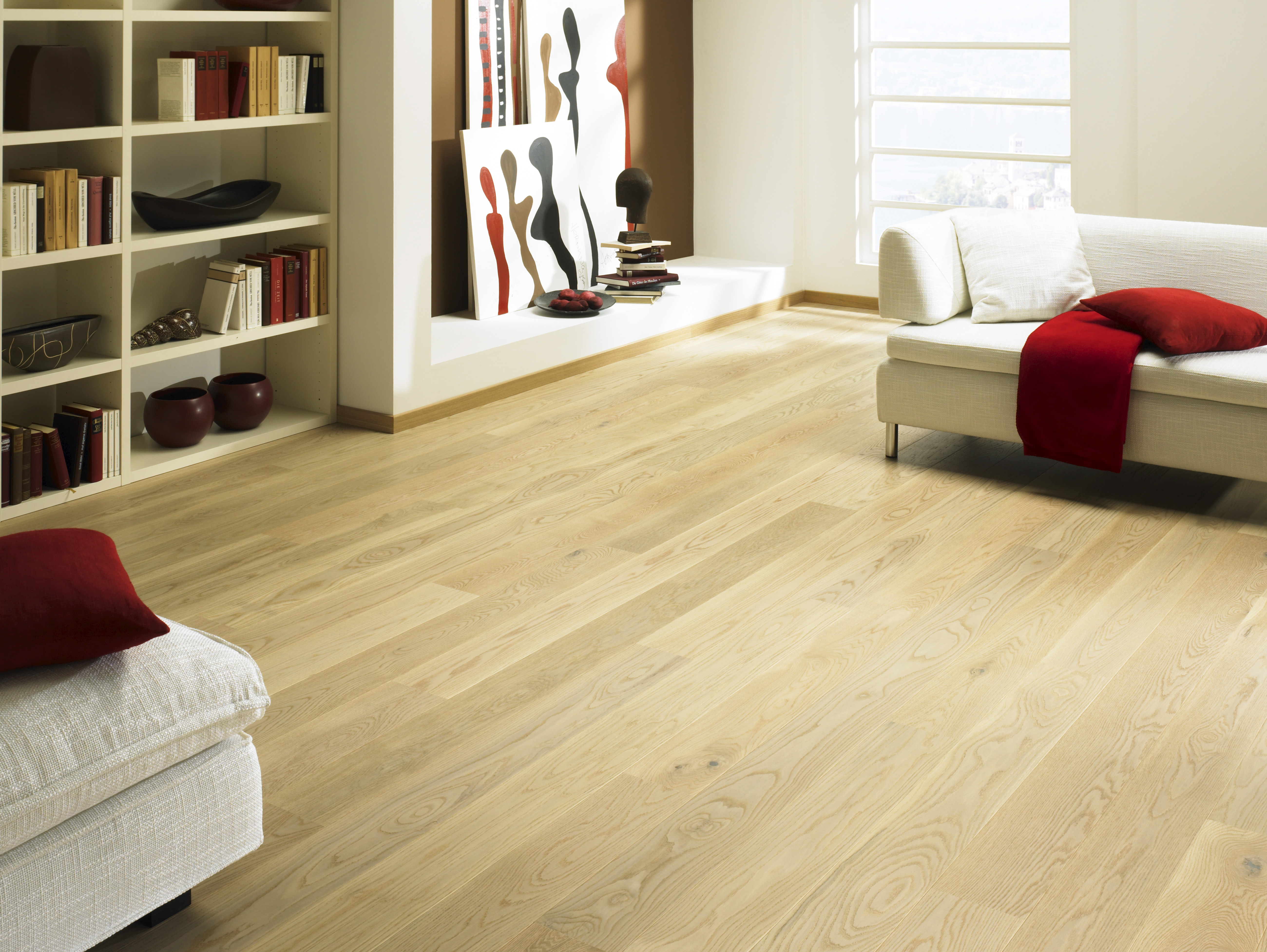 Skader på oljet parkett