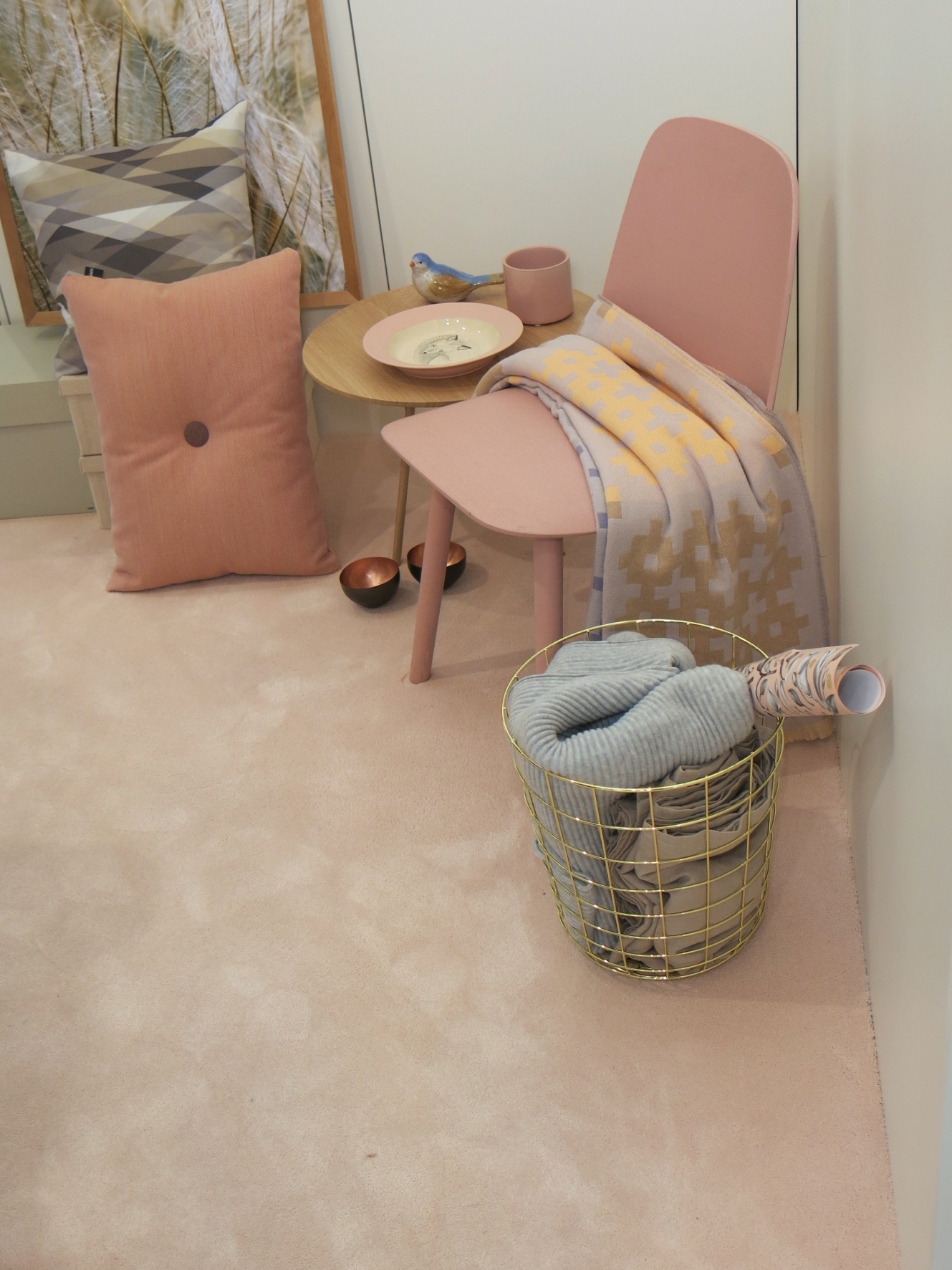 Myke, lune og duse rosafarger ble presentert som en trend p&aring; messen i Tyskland.