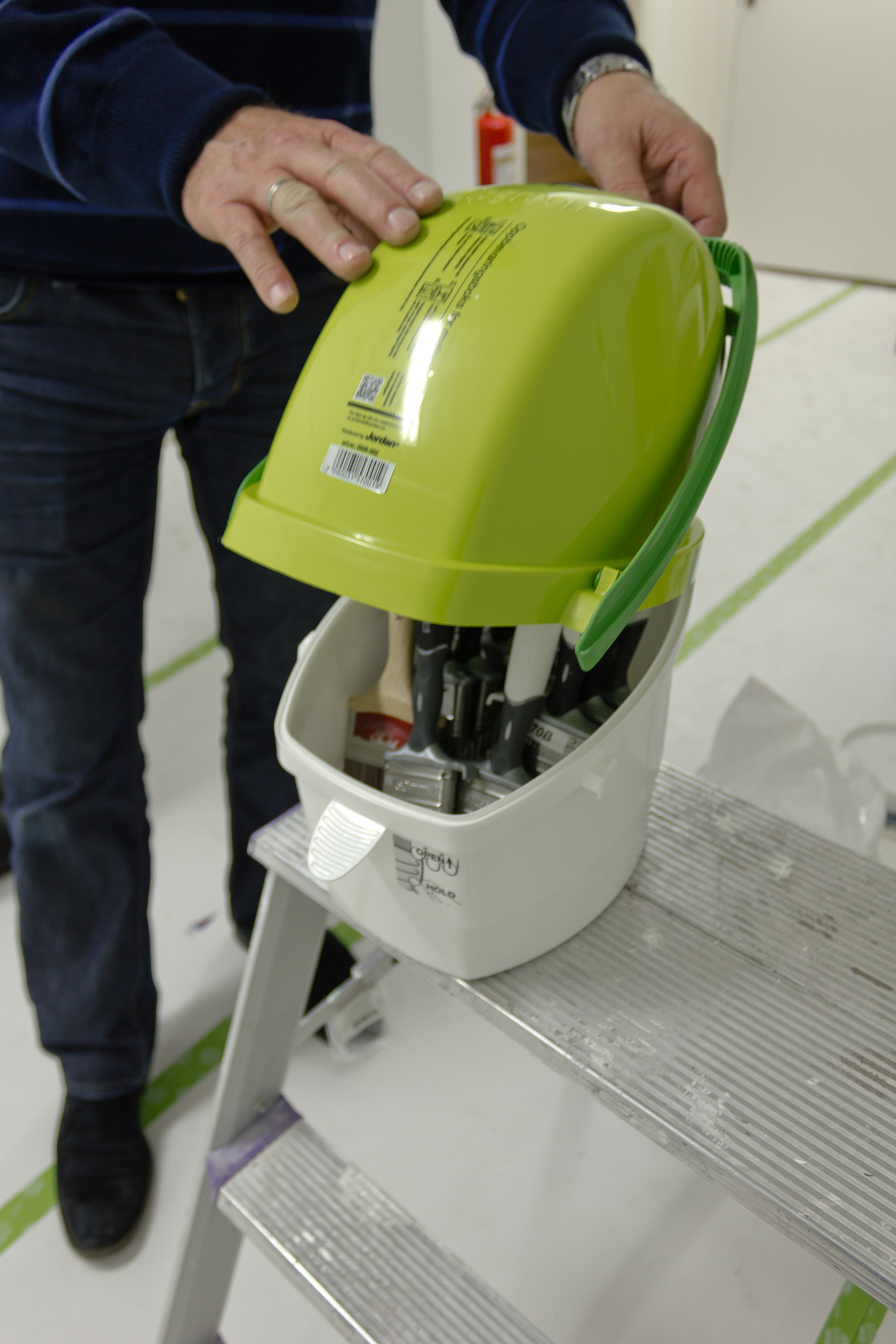 I vakuum tar det uker før penselen tørker. 