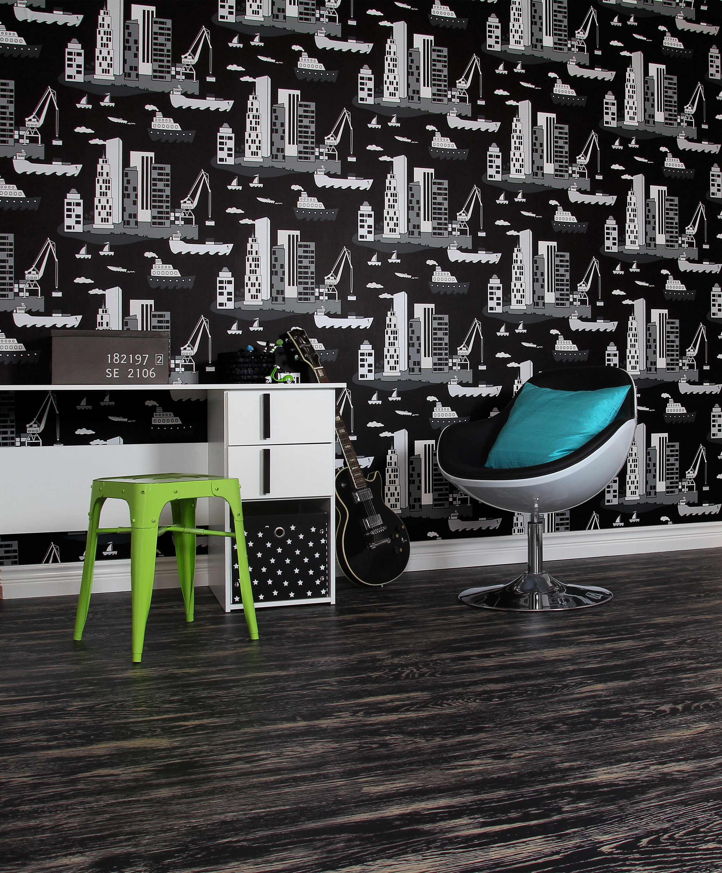 Vinylgulv plankemønster