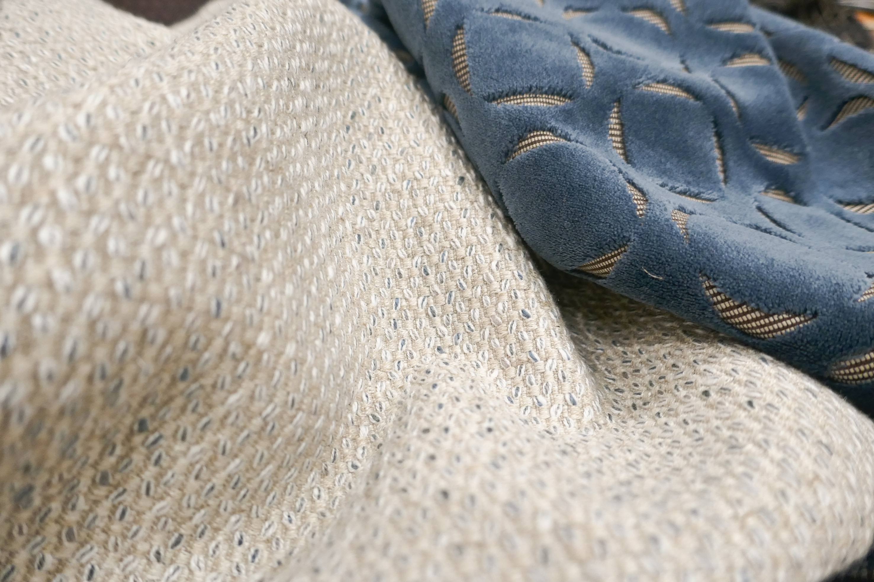 Tekstur med tekstiler