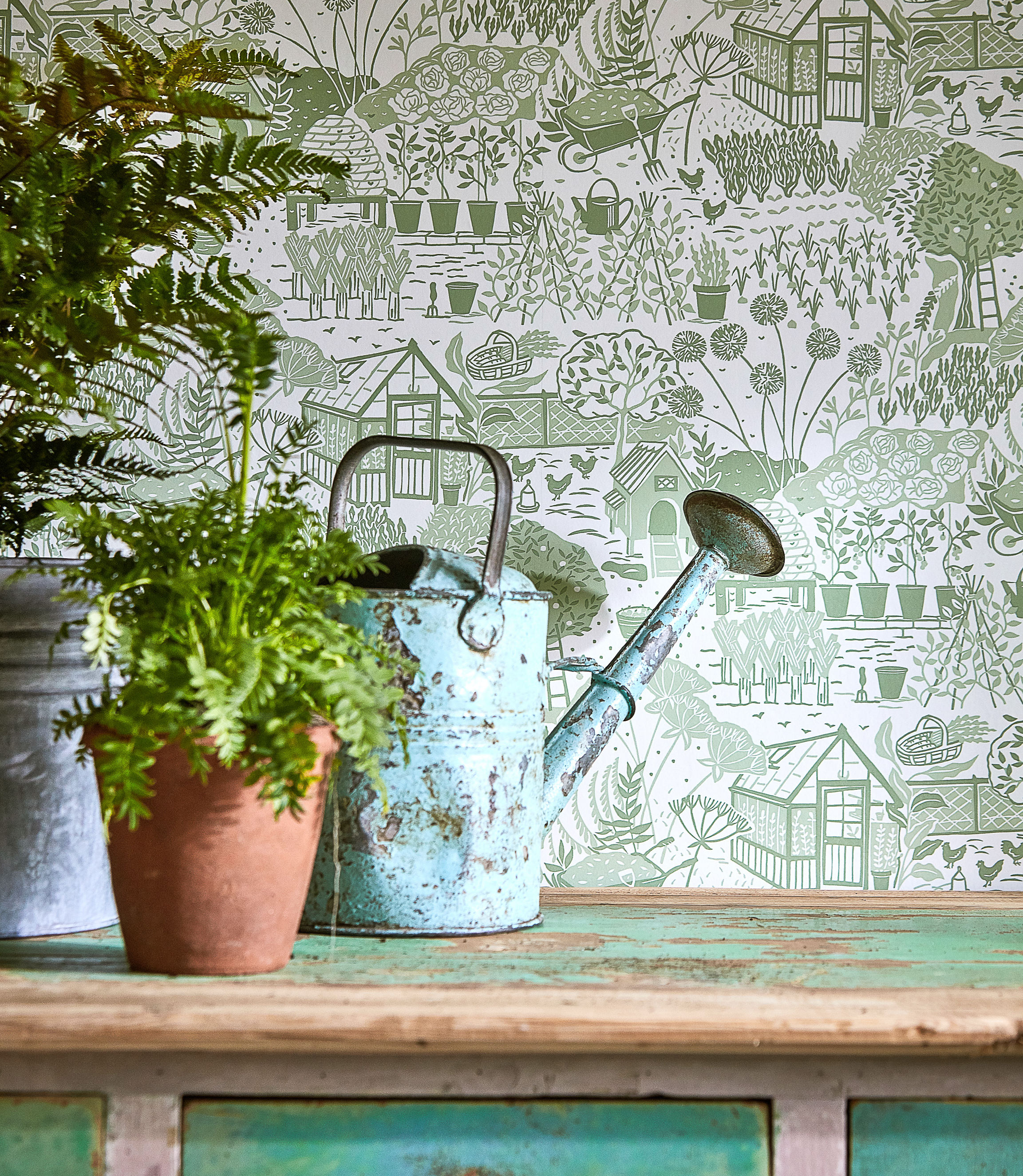 Grønnyanser i interiøret