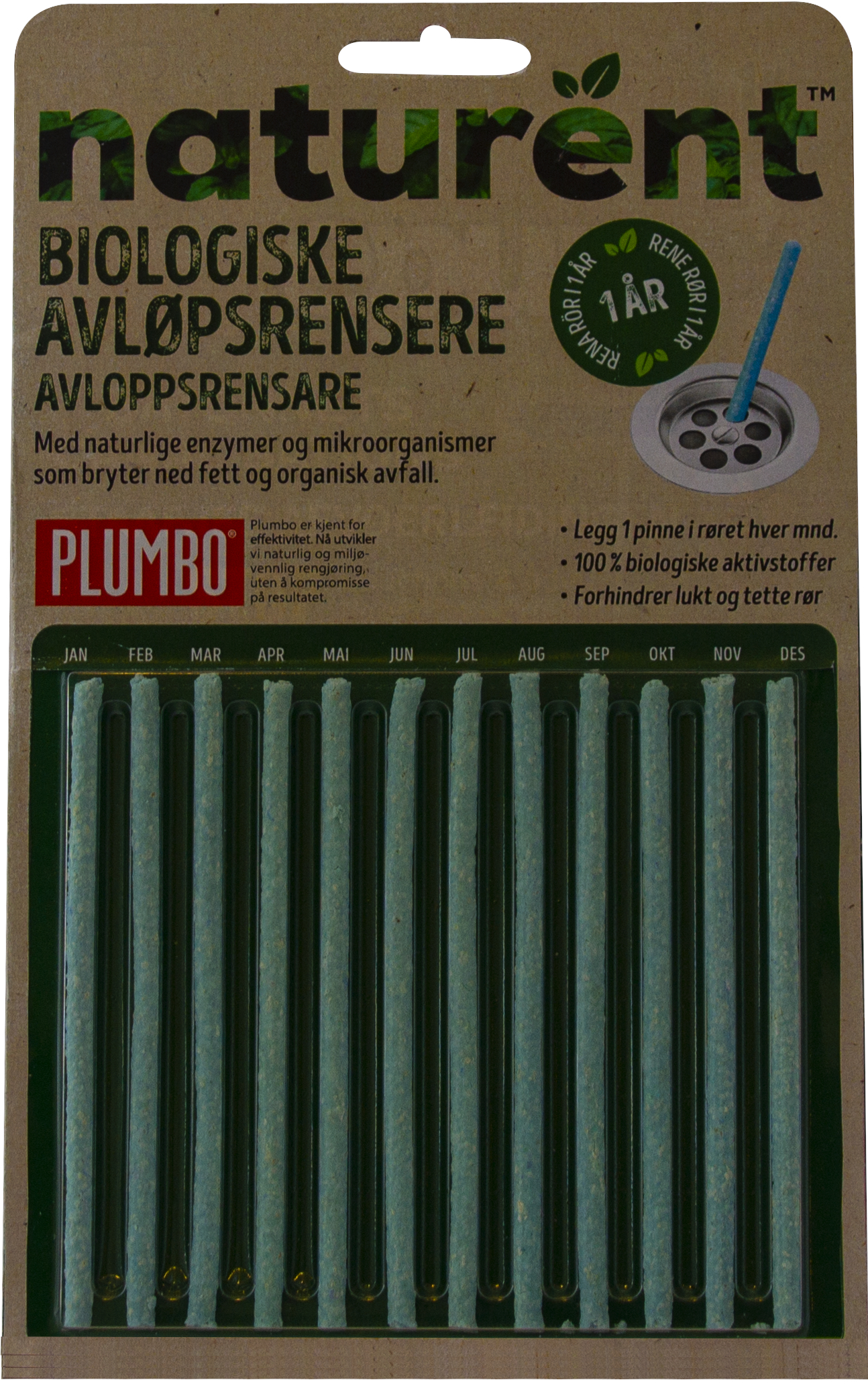 Plumbo Naturent Rørpinner