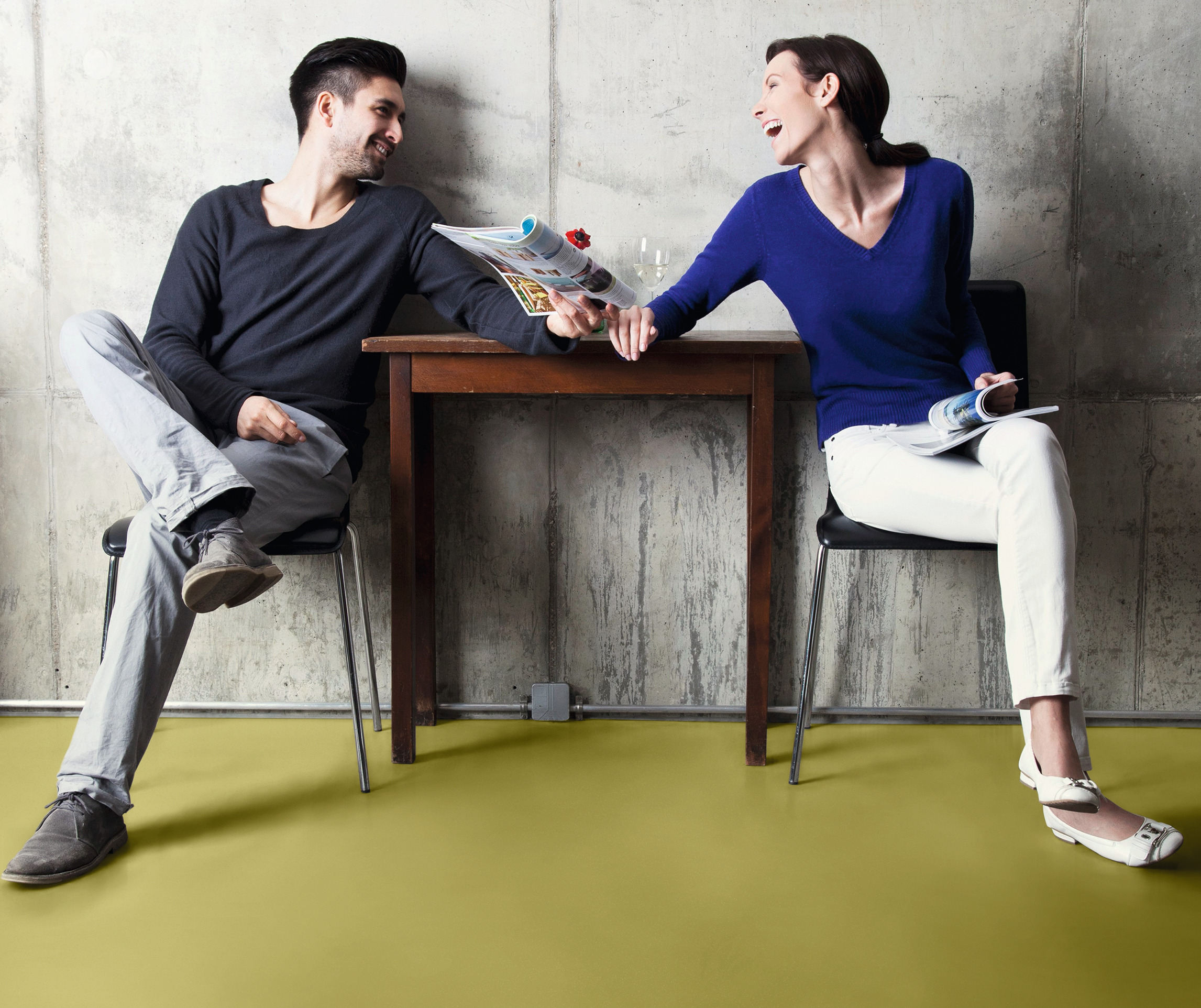 Vinylgulv i mange farger     