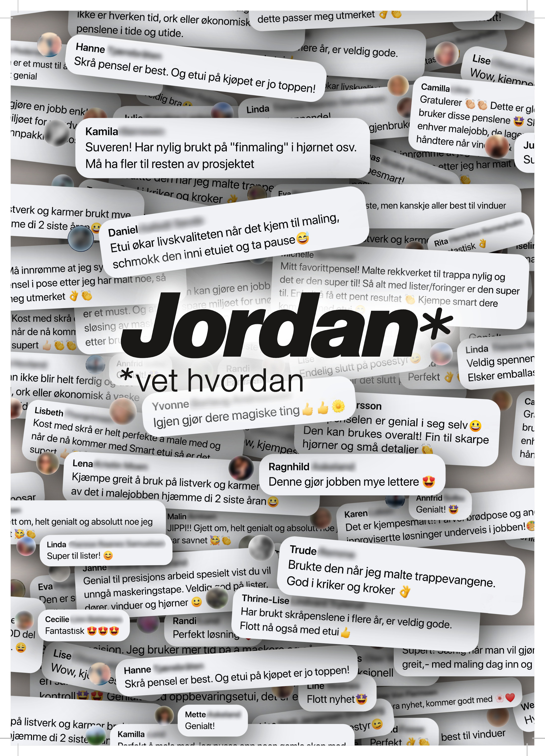 forbruker skryter av penselen