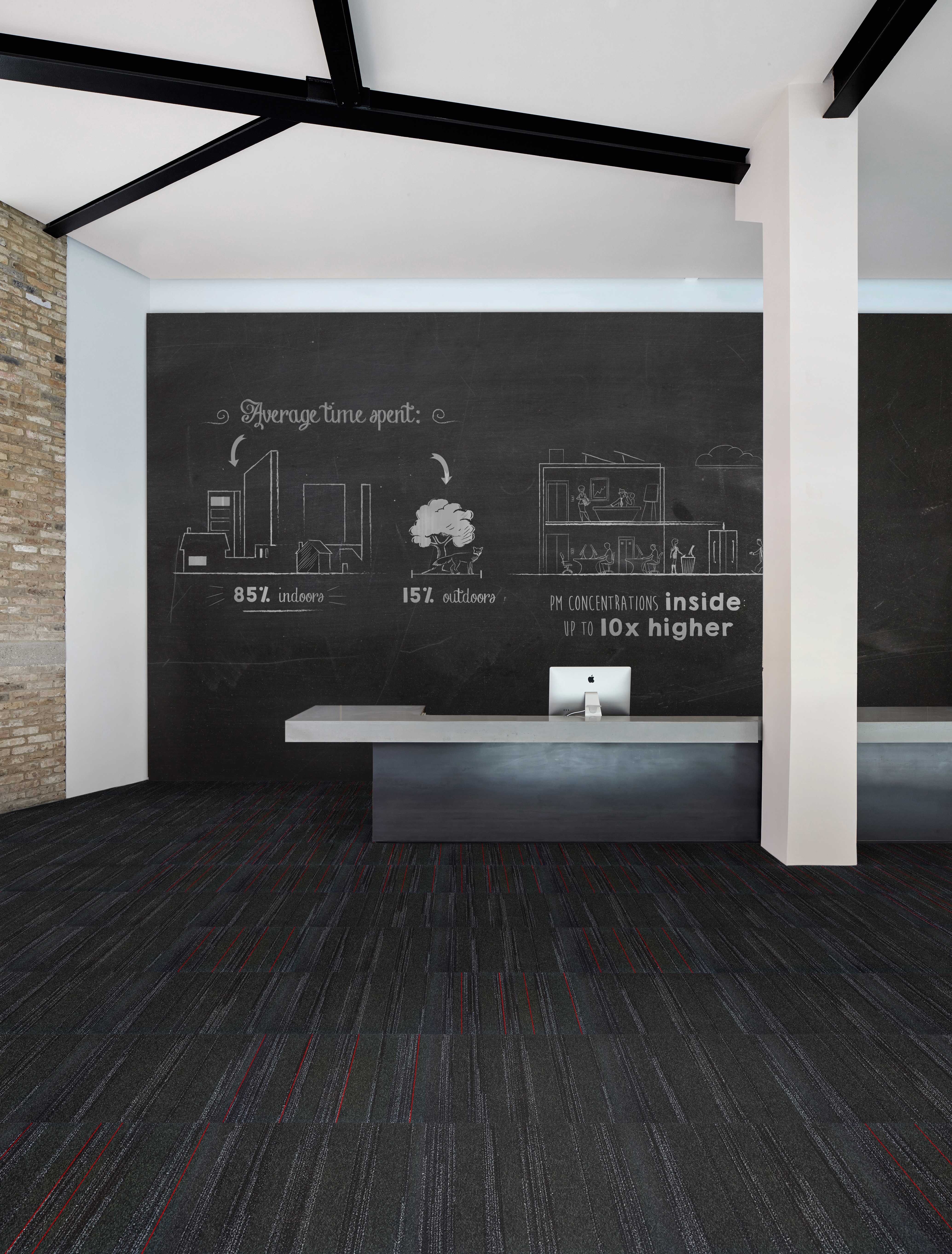 Svevestøv er uunngåelig, men kan fanges i teppeflisene.