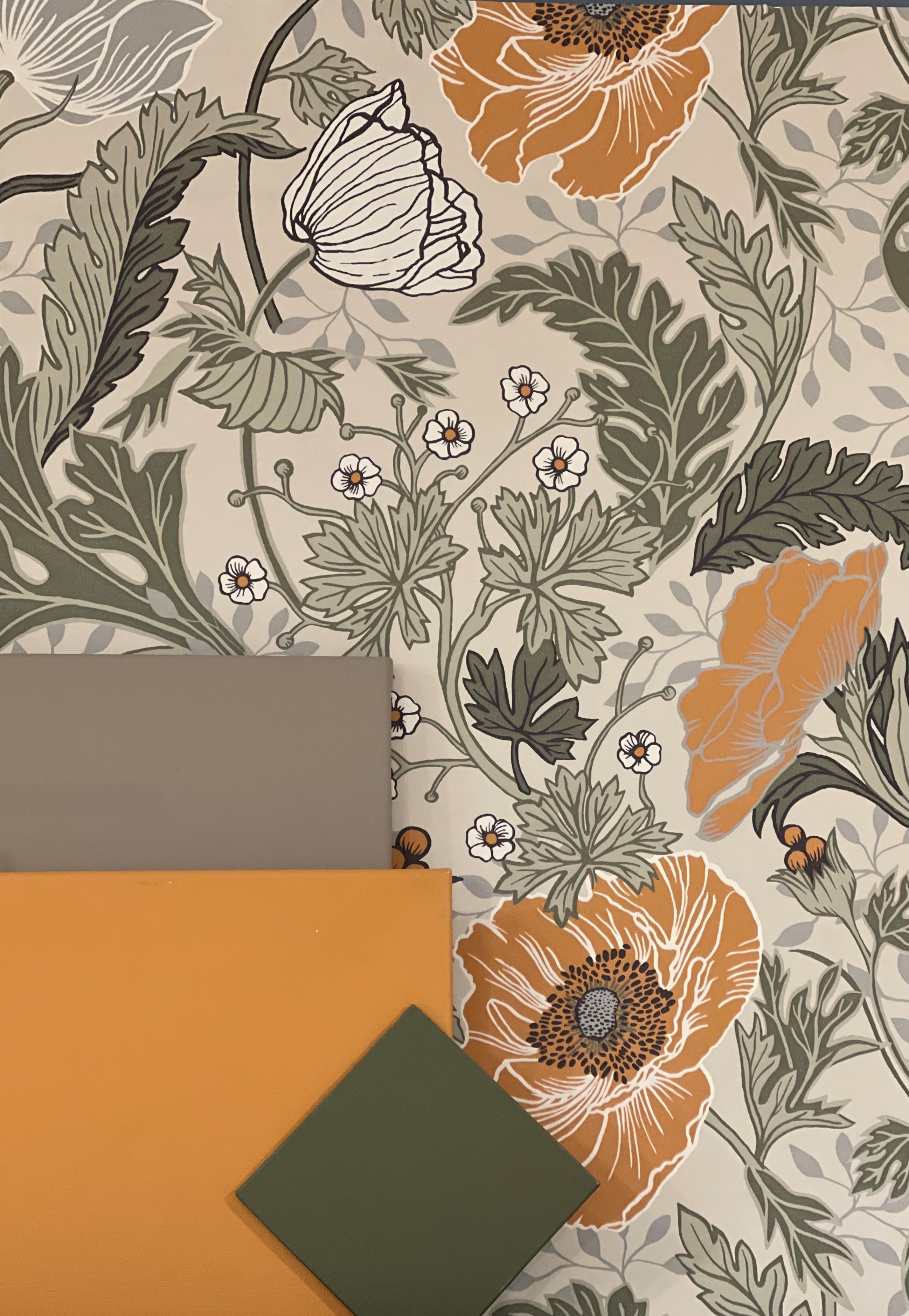 Fargen HH Rakle i et forslag for hall og gang