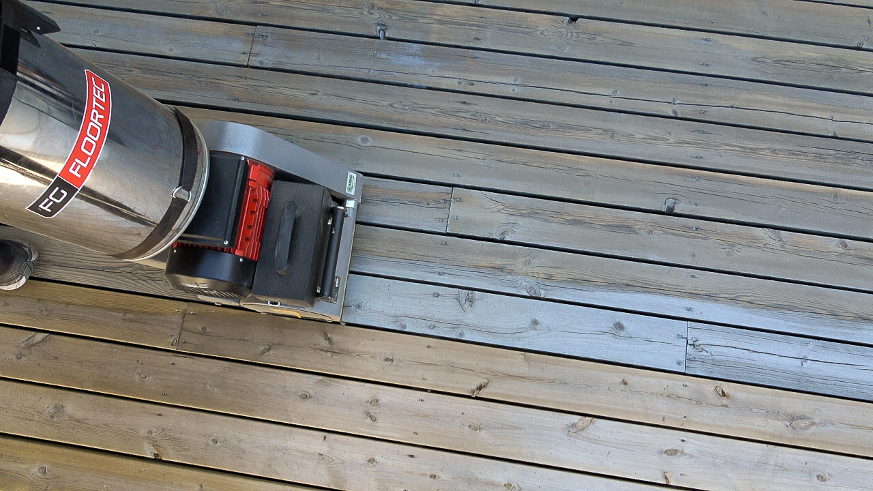 maskin sliper terrassegulv