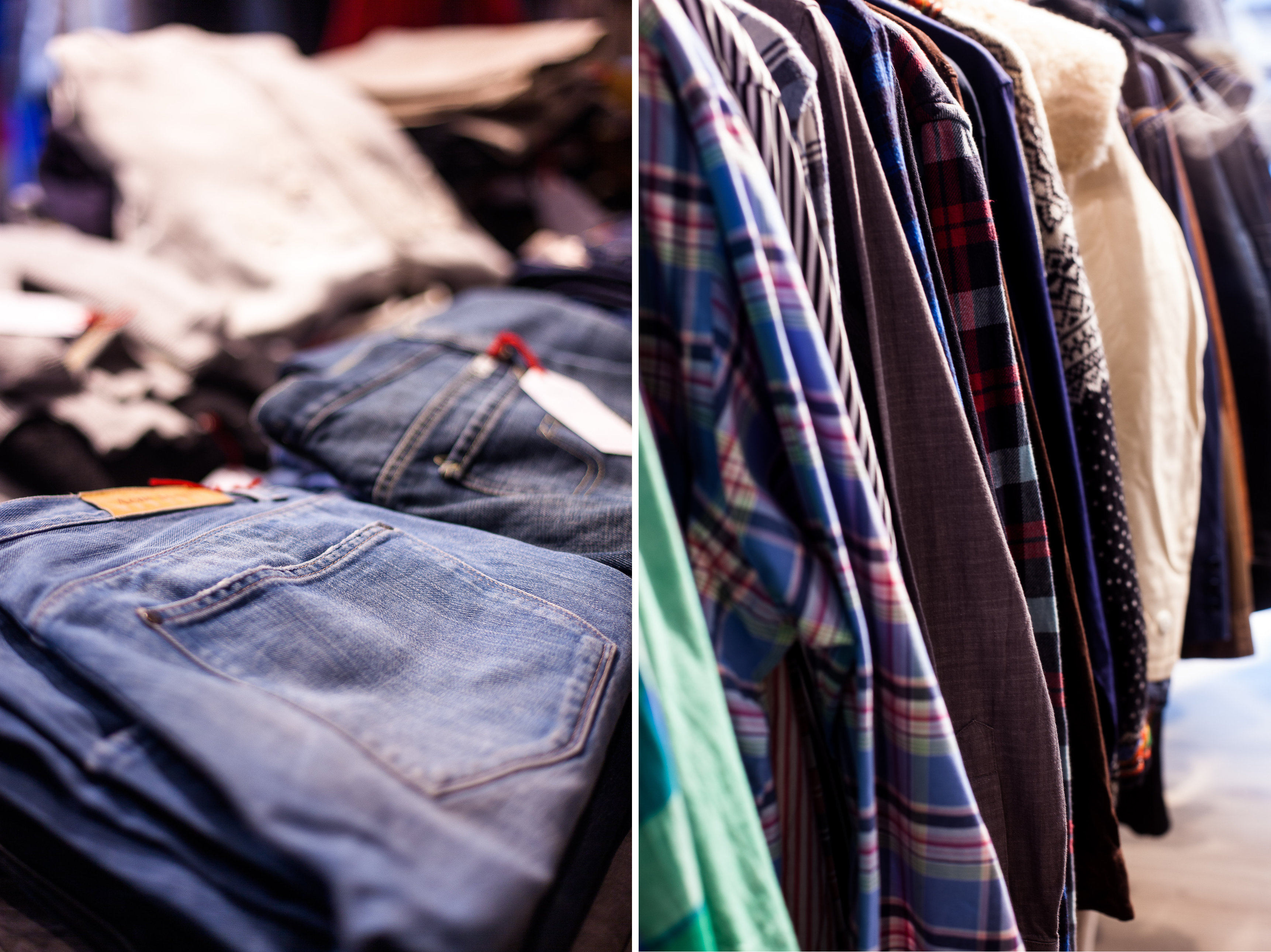 KVALITET: Det er ikke et mål å ha flest mulig plagg i butikken. Her satses det på kvalitet. Det er også flere kjendiser som donerer klær. Her er ingen plagg like. Mellom 900 og 1300 ulike plagg henger på spesiallagde stativer fra Bolt AS i Oslo.