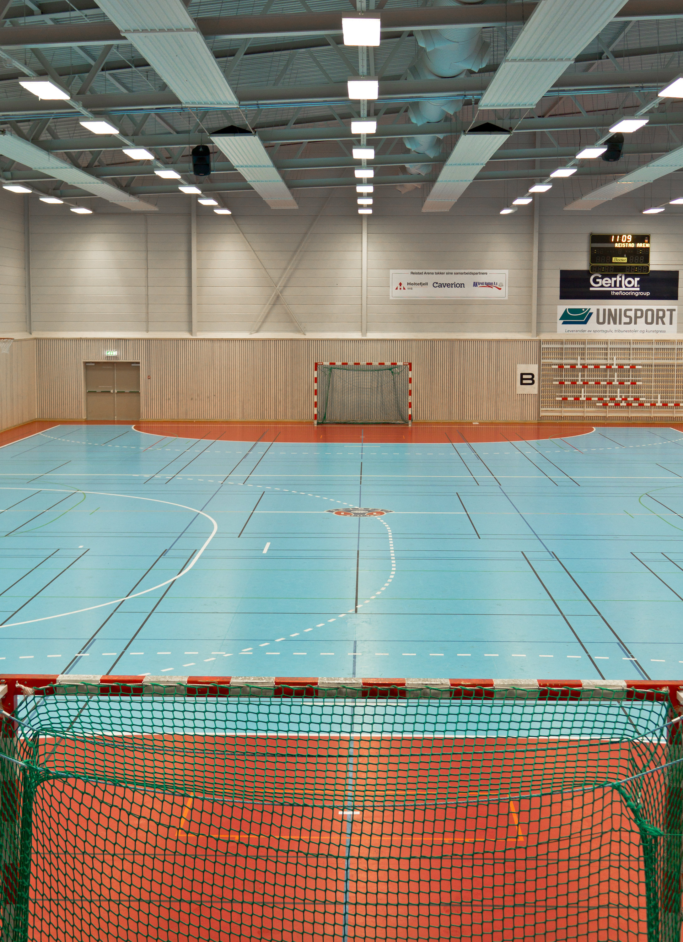 SPORTY:Sportsgulvene inntar eldreboligene. 