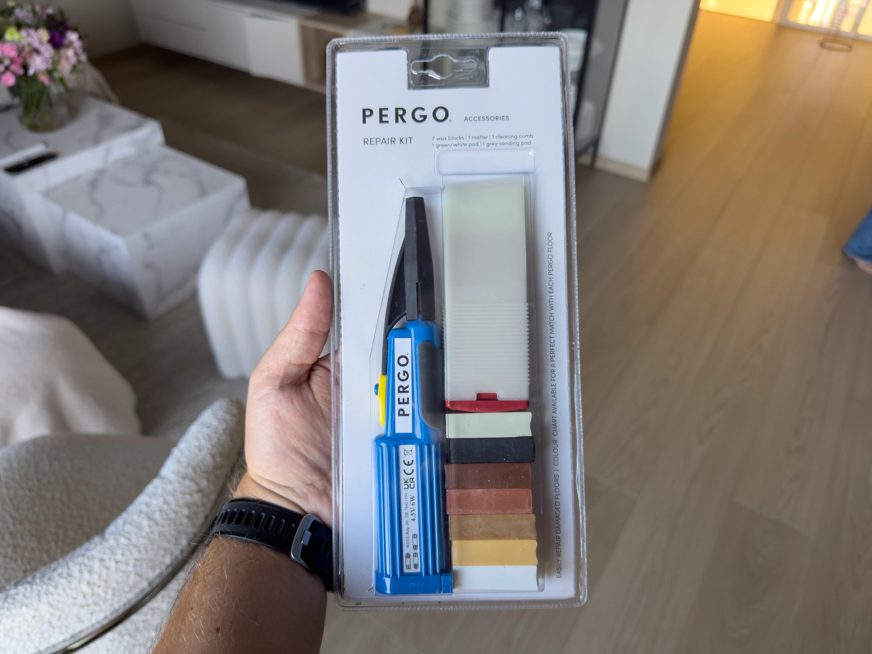 reperasjonssettet til Pergo