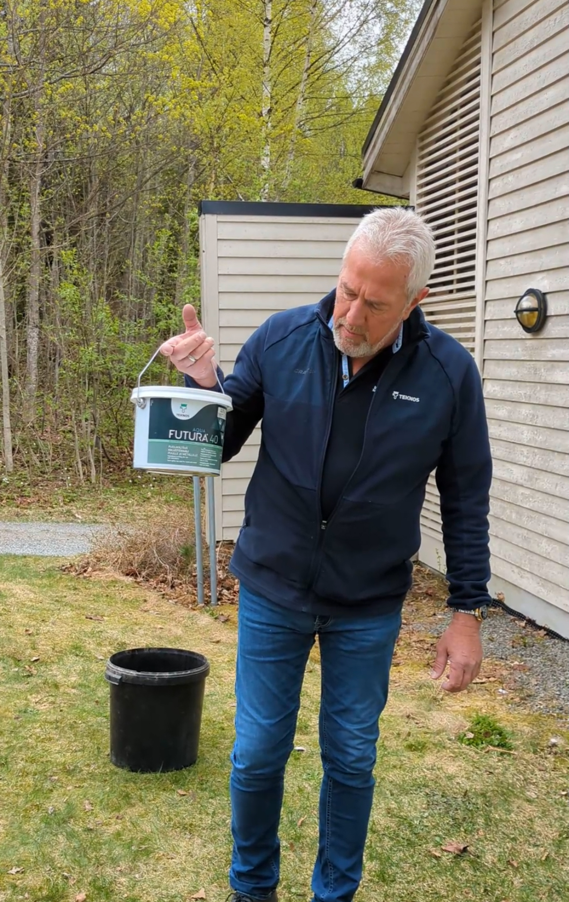 Futura Aqua fra Teknos, og Per Morten Kværne