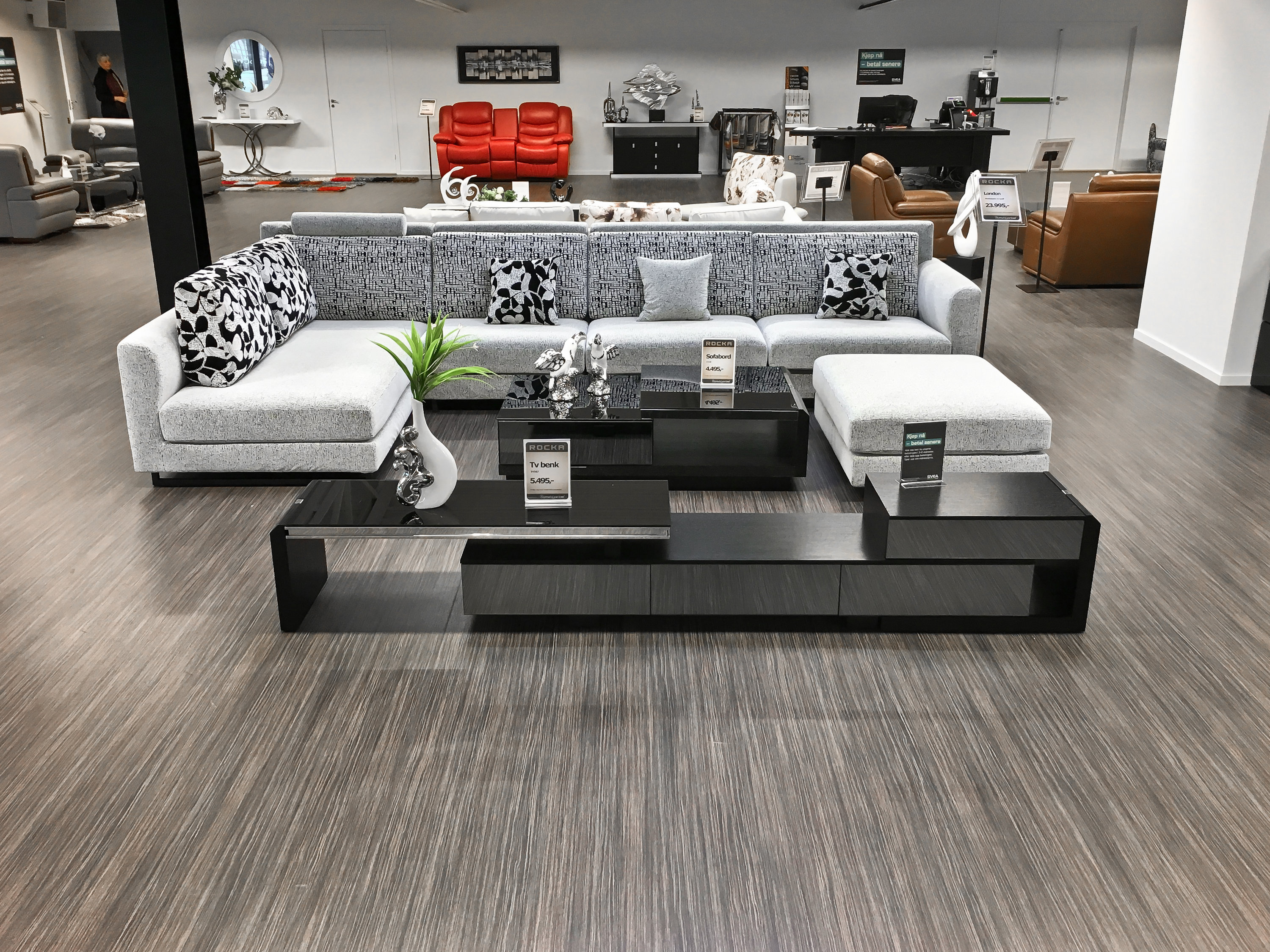 Designgulv i stil med møblene