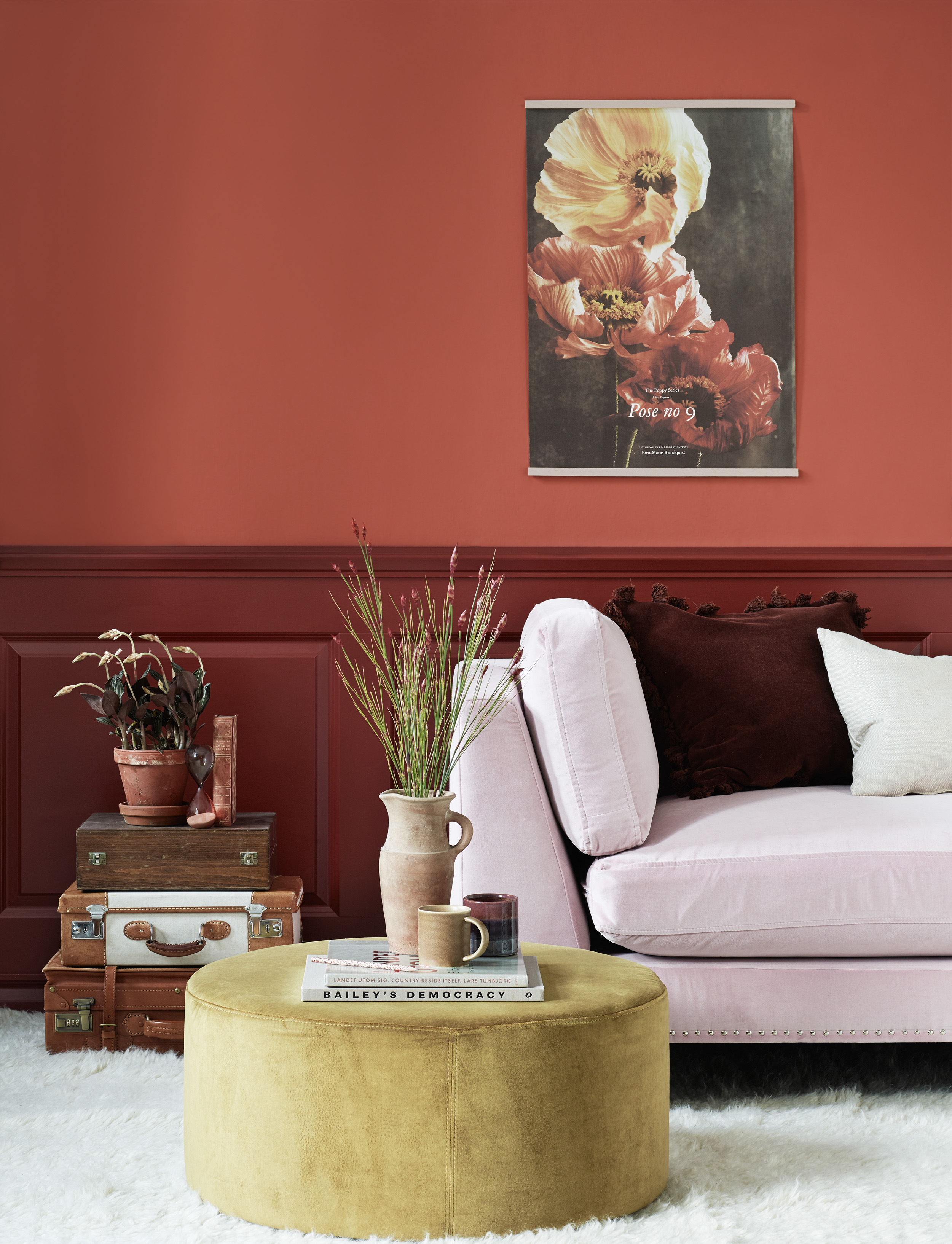 Ton-i-ton rødfarger