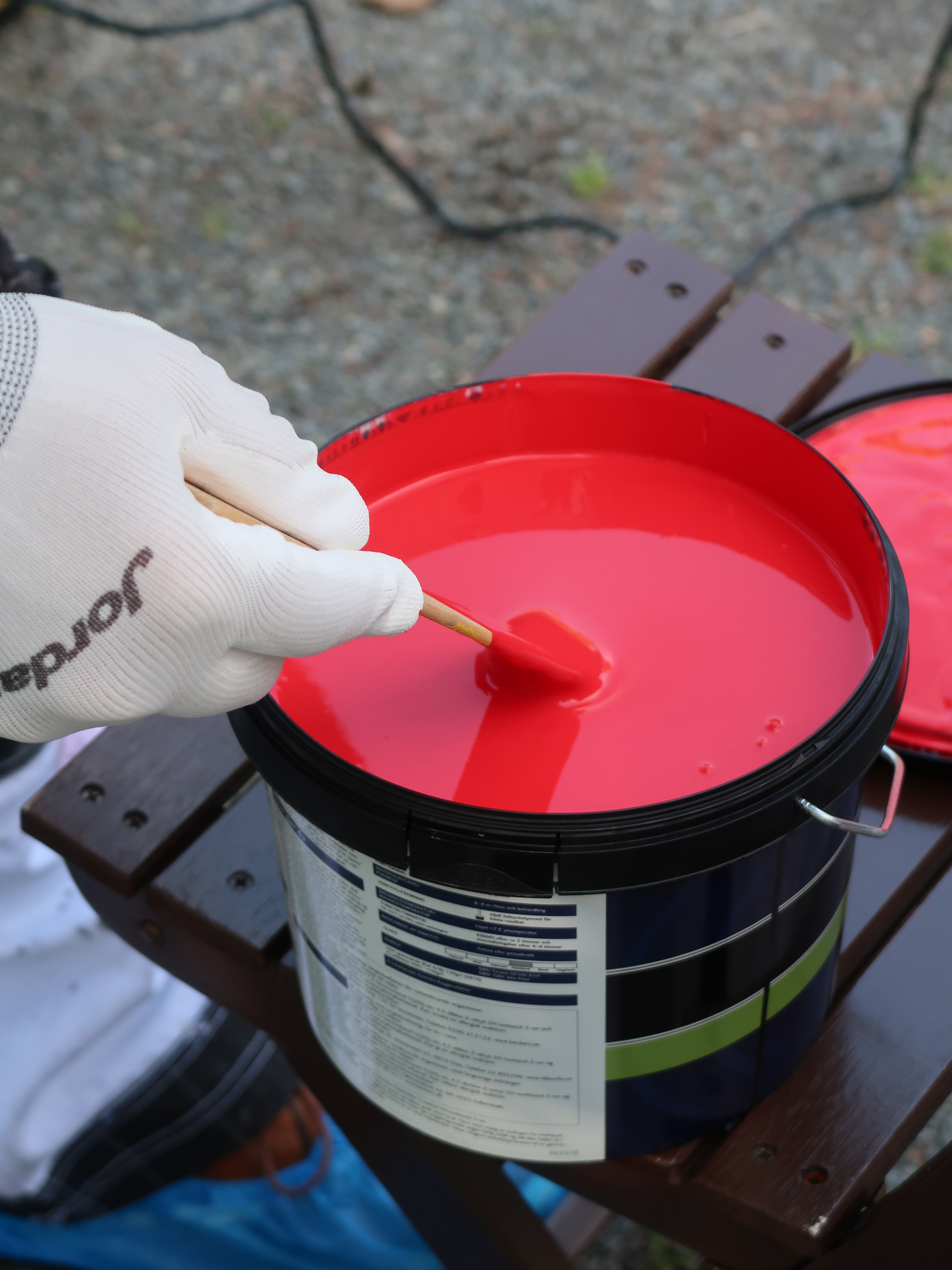 Rørepinne til maling