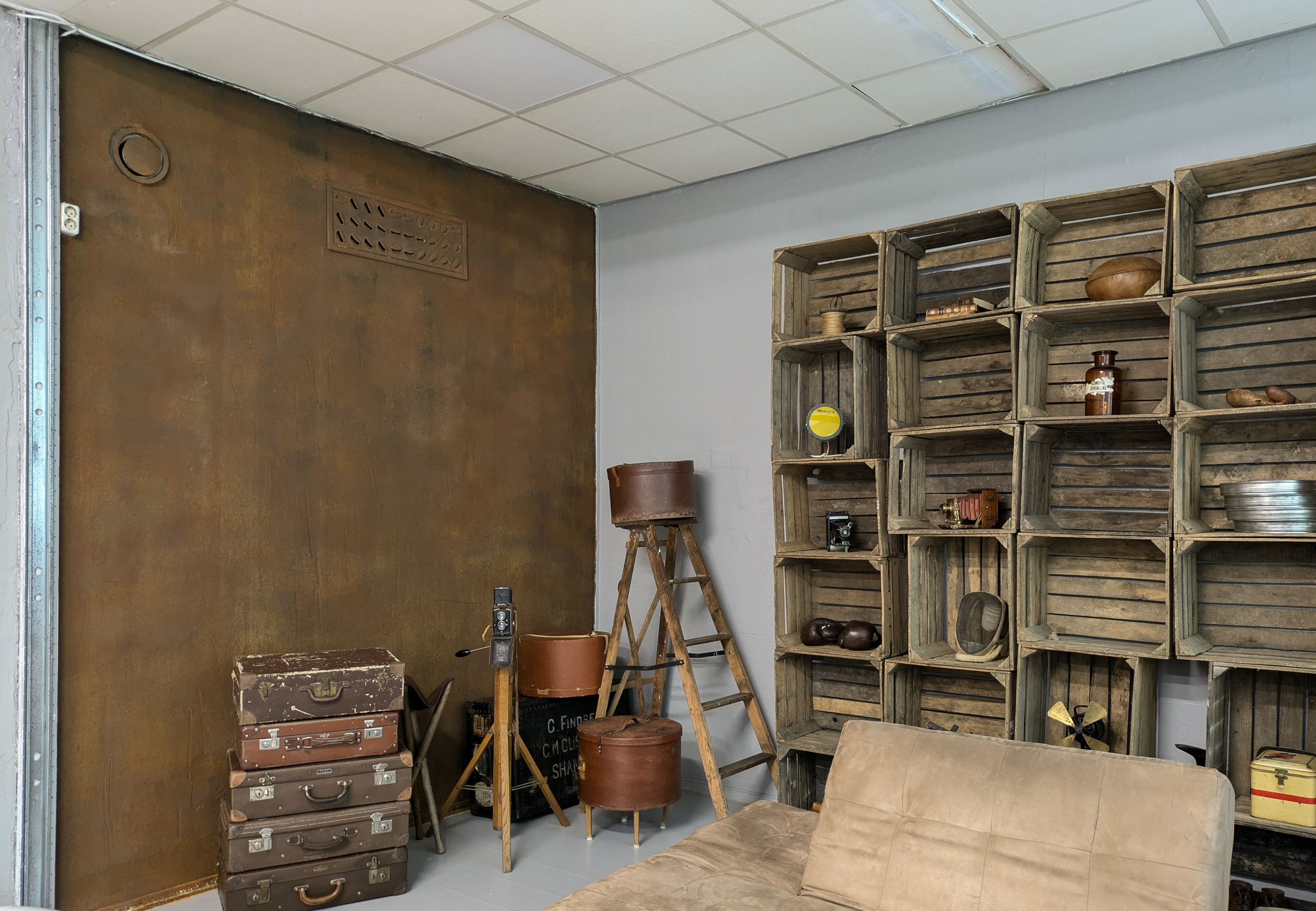 Med ekte rust som blikkfang