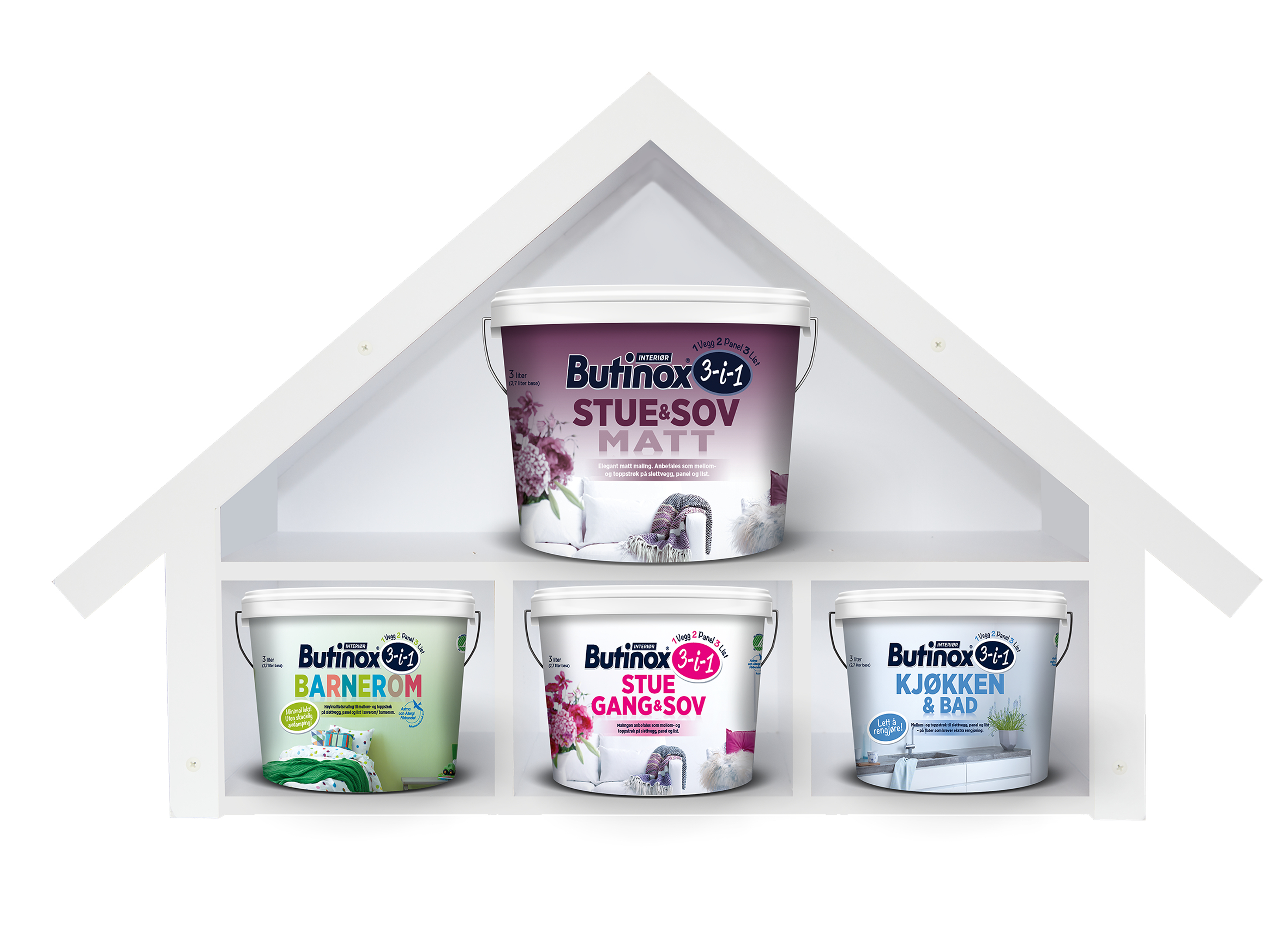 Interiørmaling – hver til sitt bruk
