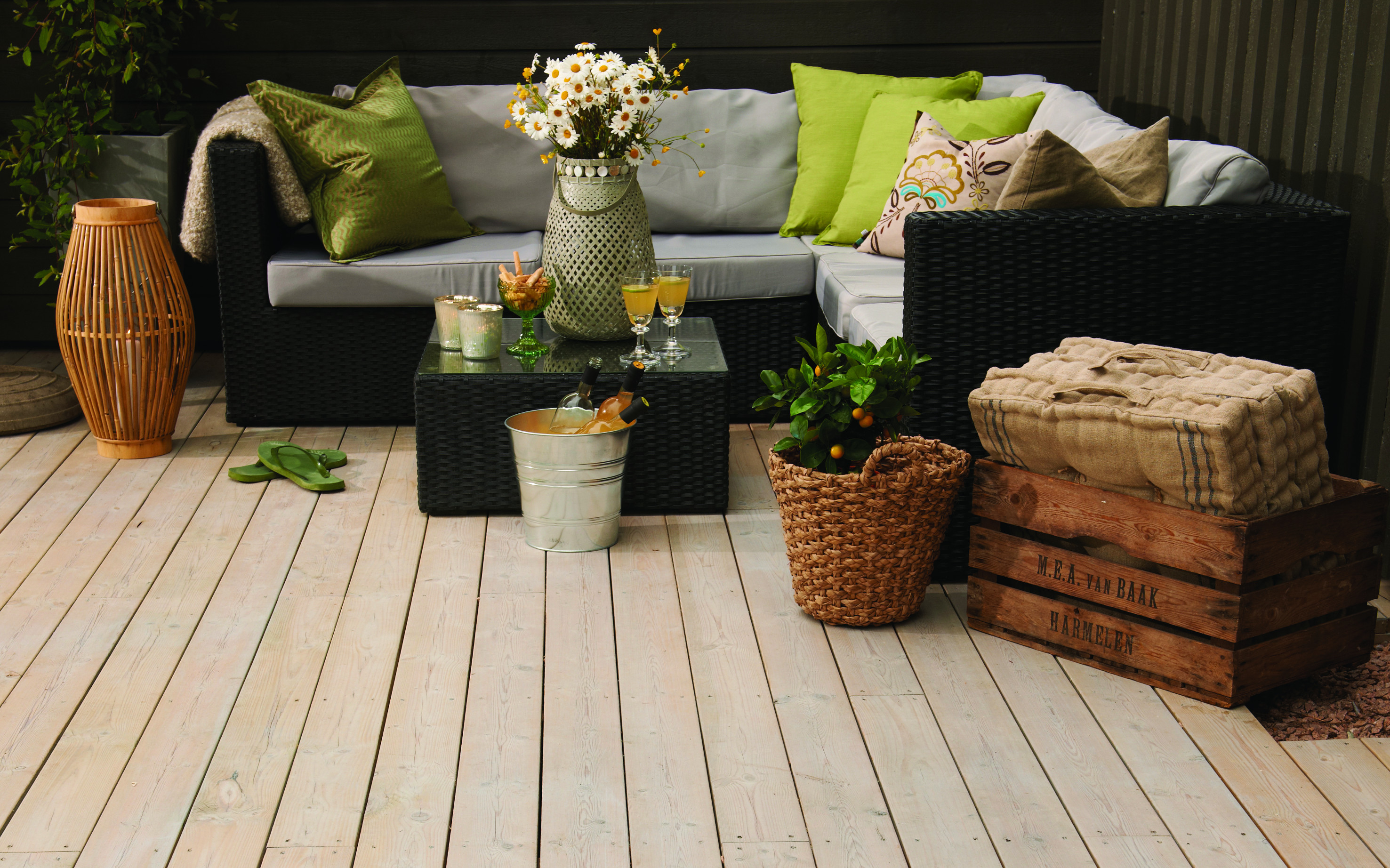 Sikre deg fargen du ønsker på terrassen